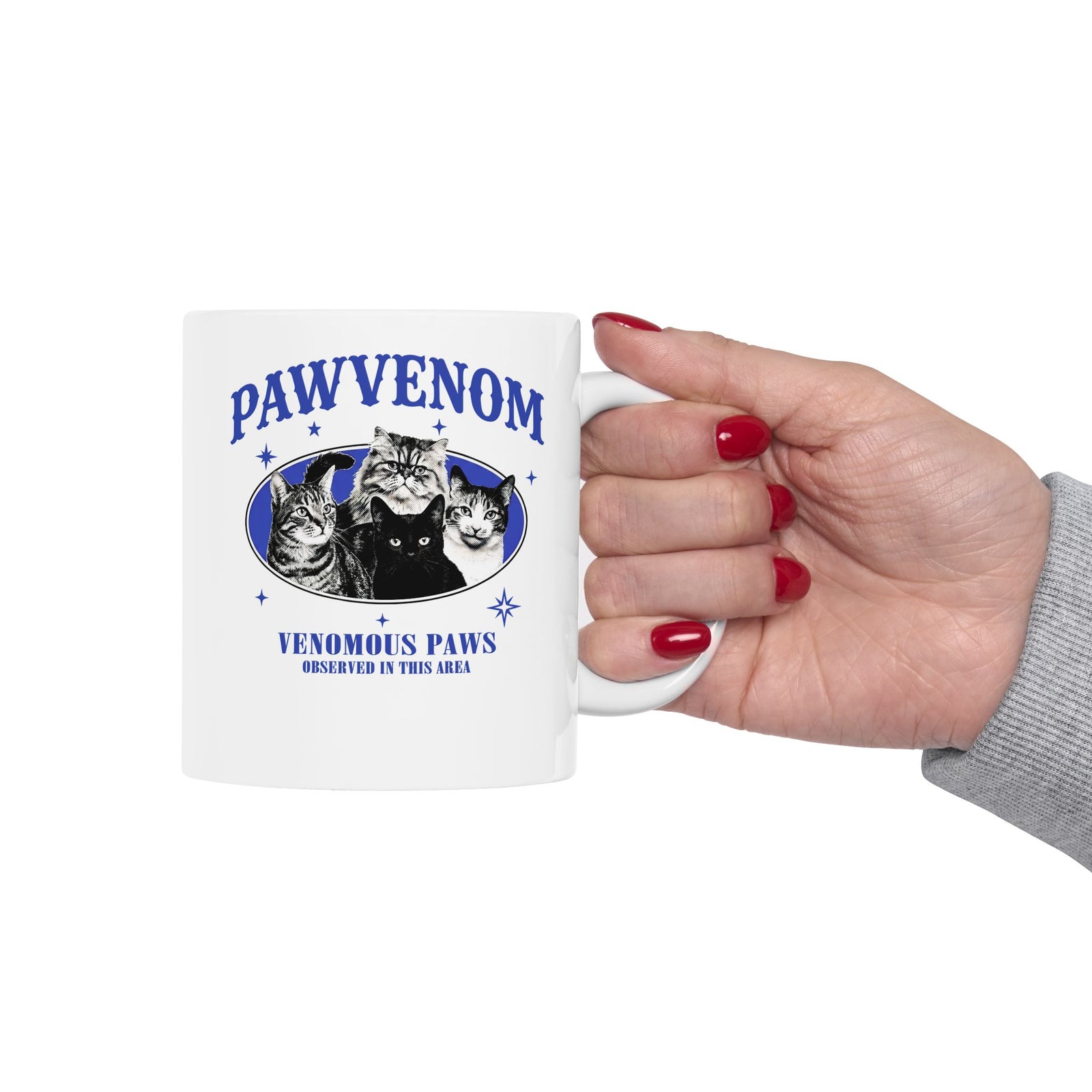 Pawvenom Funny Kitten Ceramic Mug