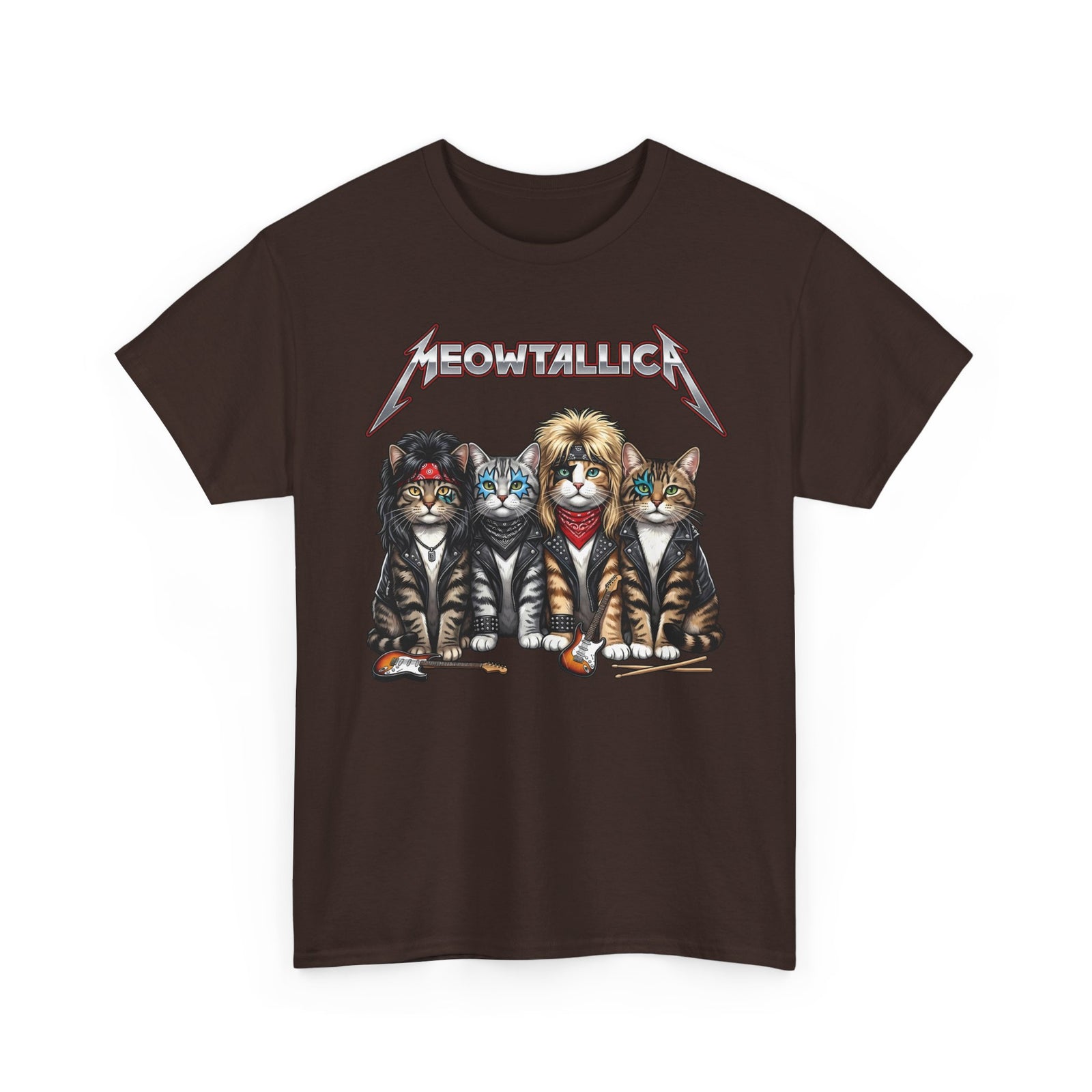 Meowtallica Heavy Metal Cat T-Shirt