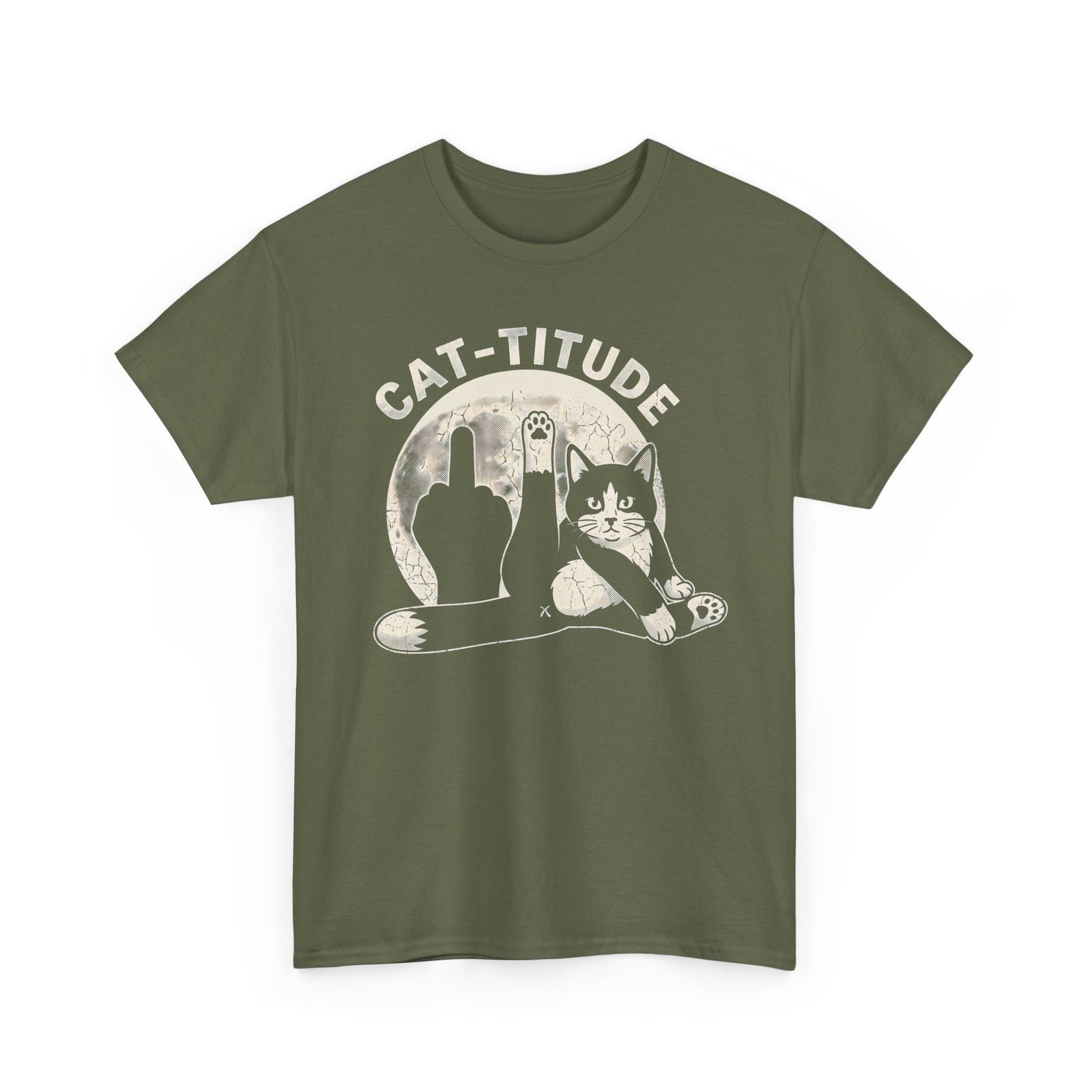 Cattitude T-Shirt — Funny Cat Attitude Tee