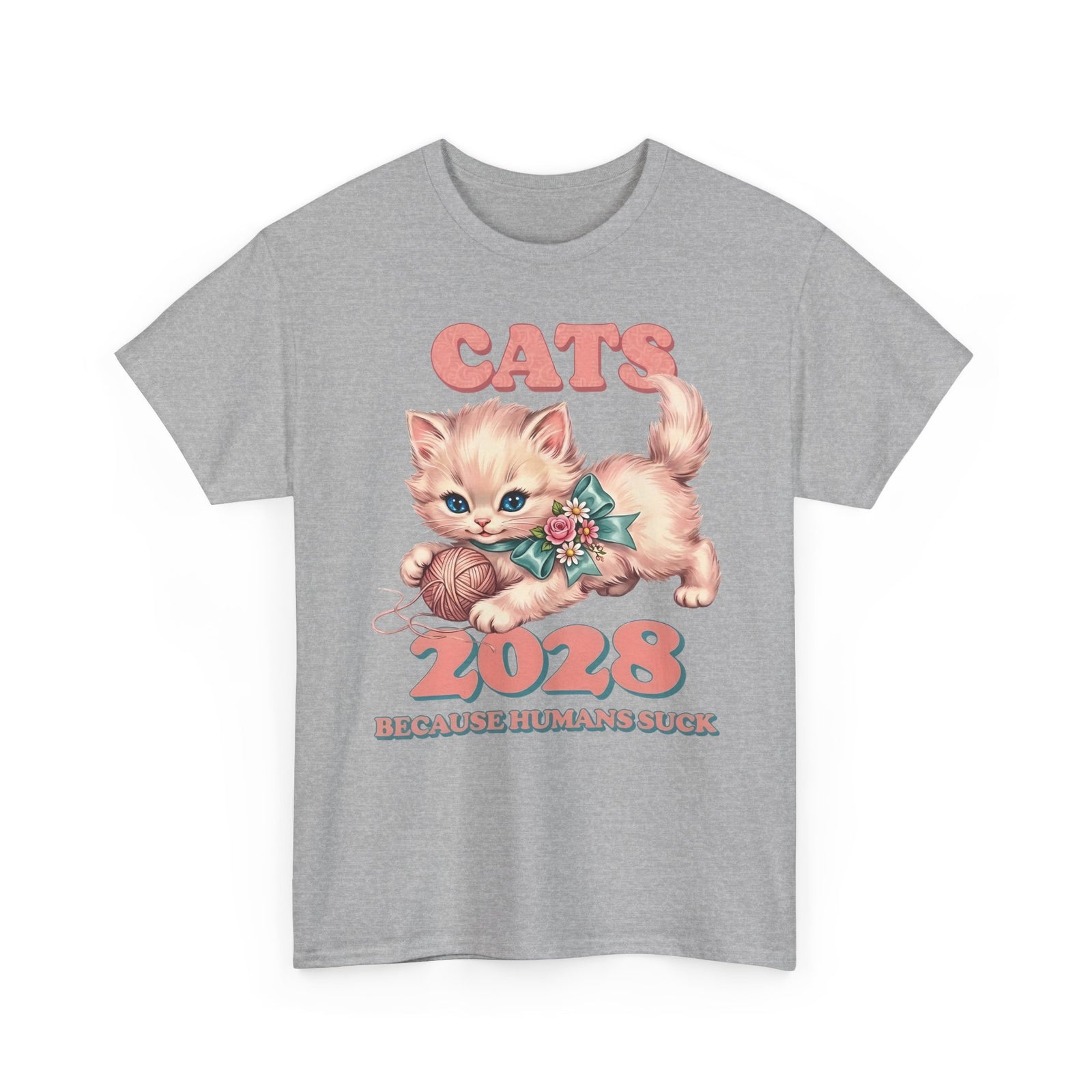 Vote for Cats T-Shirt Funny Cat Political Tee