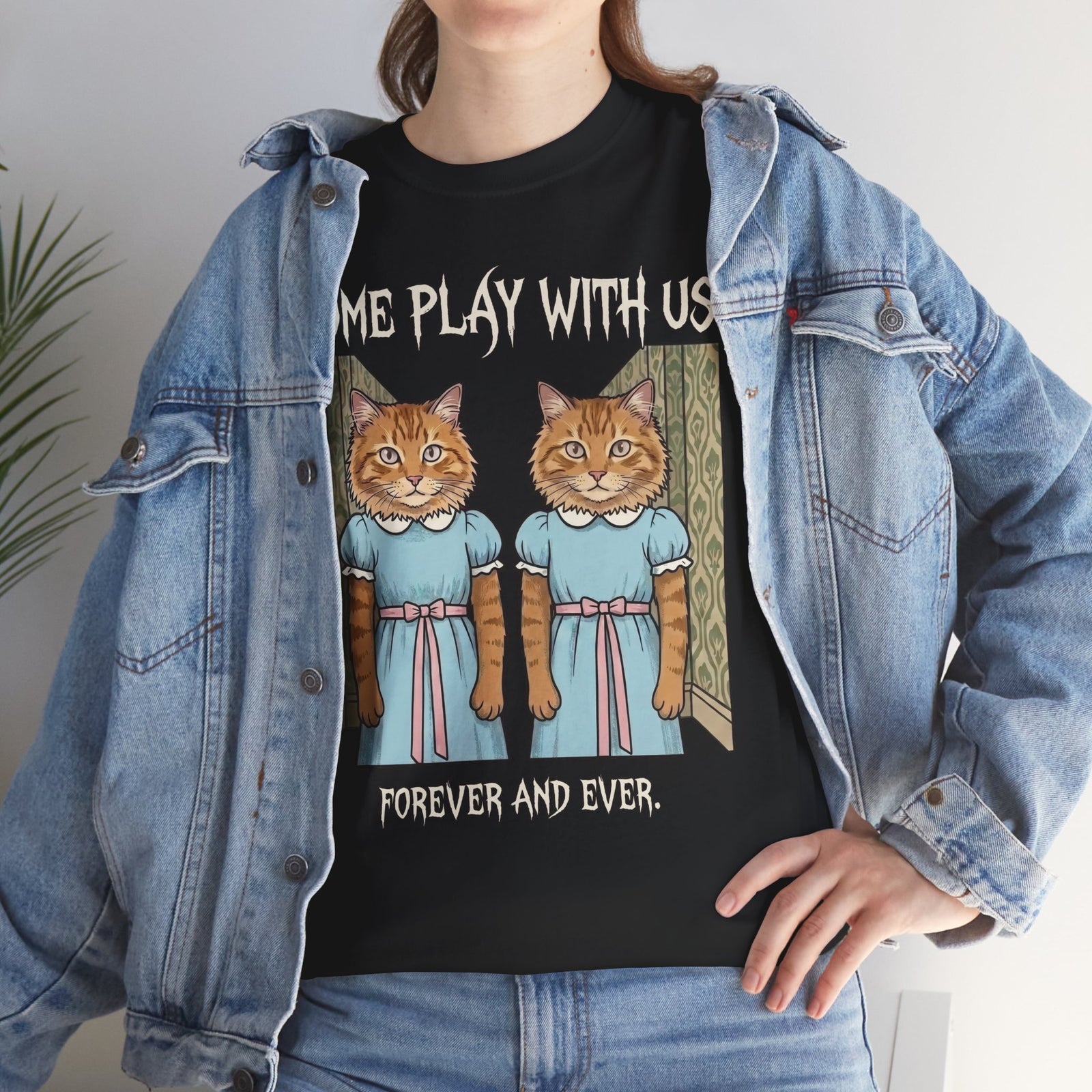 Cat Twins "Come Play With Us Forever and Ever" T-Shirt