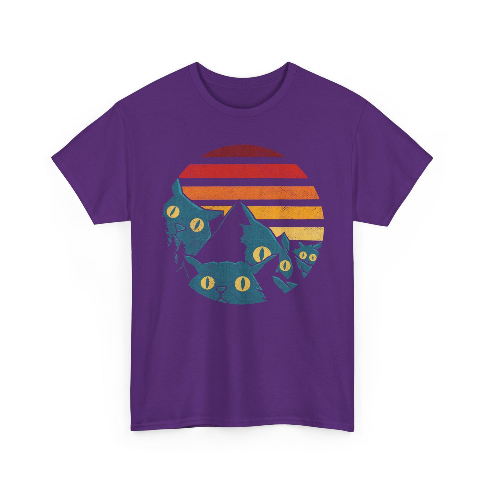 Meowtains Cat Graphic T-Shirt