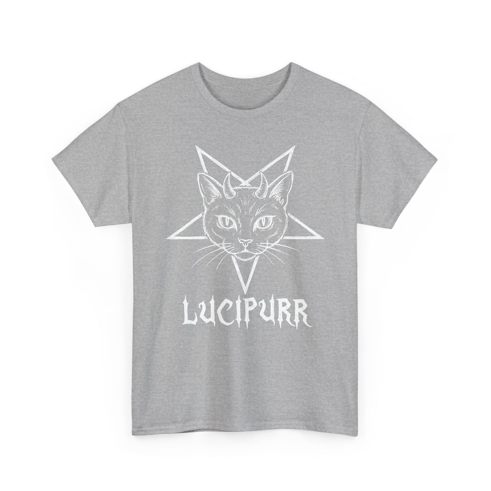 Lucipurr Lucifer Cat T-Shirt — Gothic Cat Tee