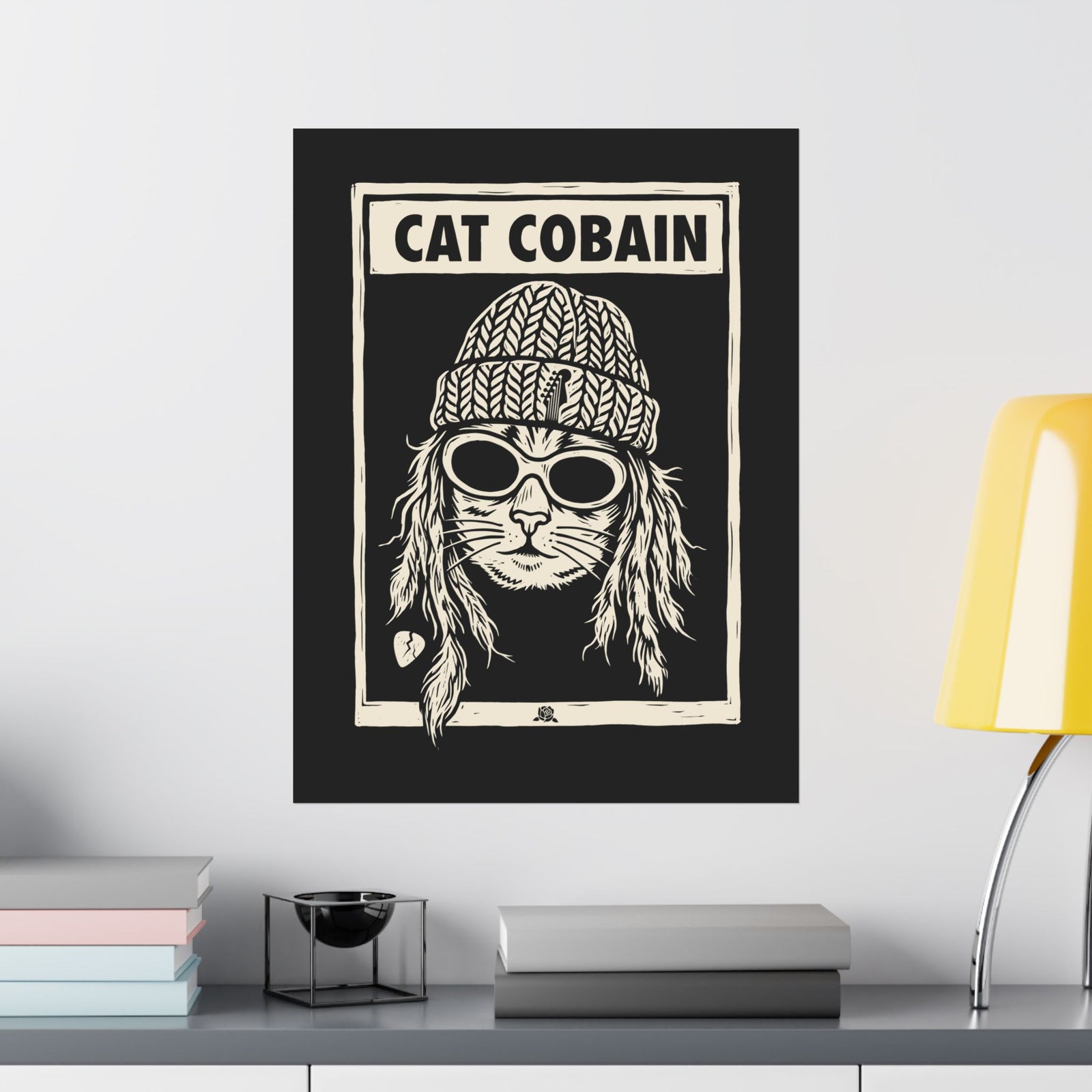 Cat Cobain Poster
