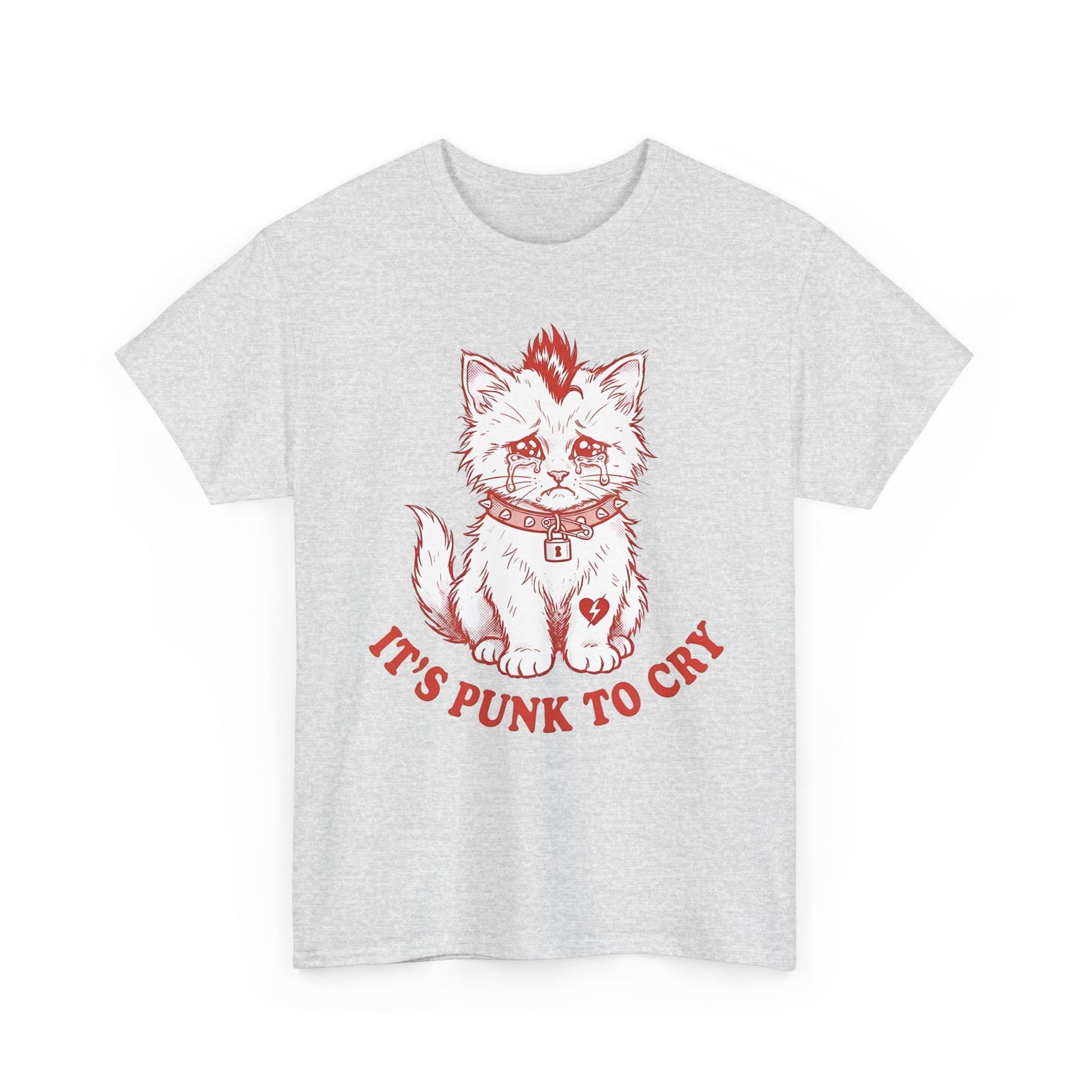 It's Punk To Cry Tee — Edgy Emotional Graphic T-Shirt