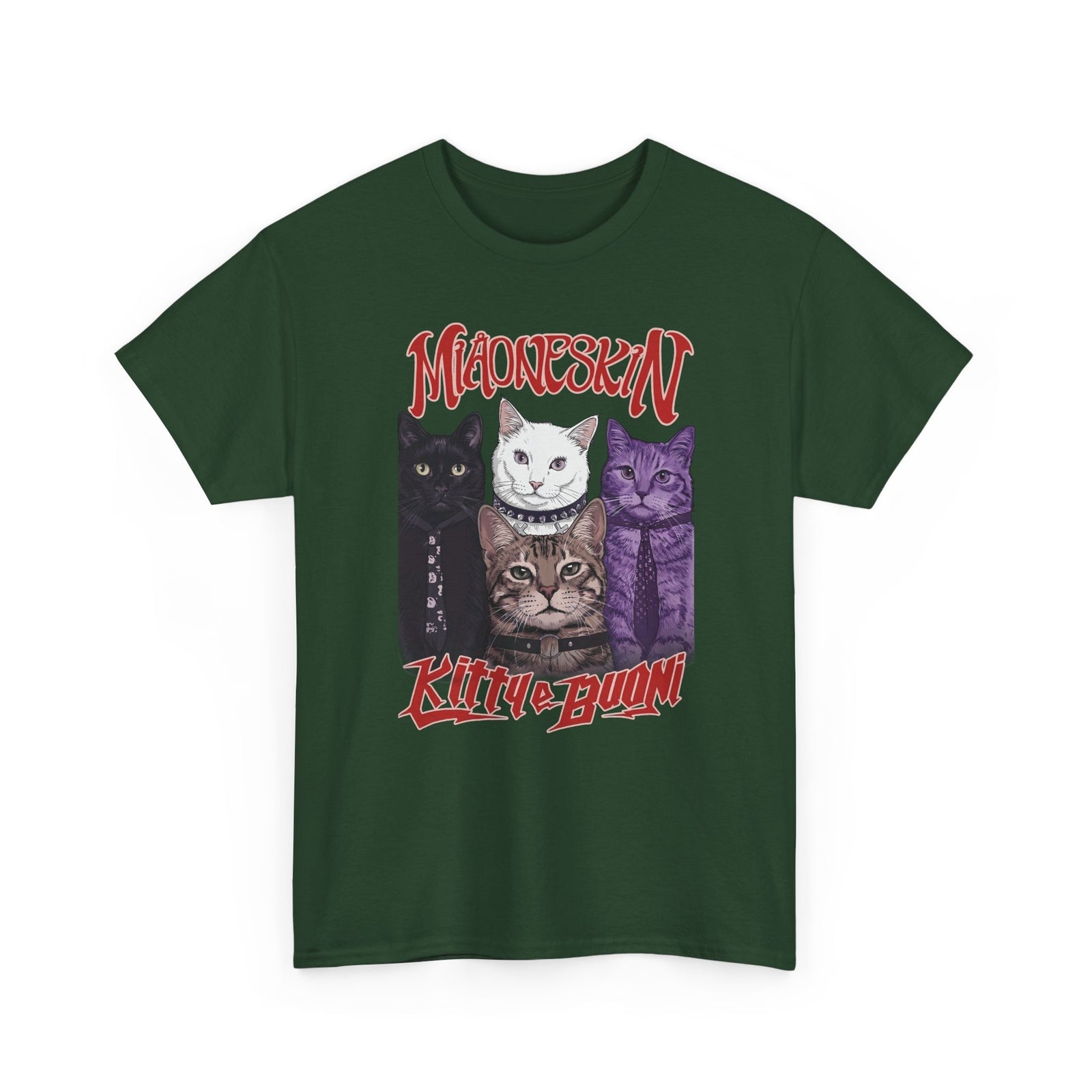 MIAONESKIN Kitty e Buon T-Shirt