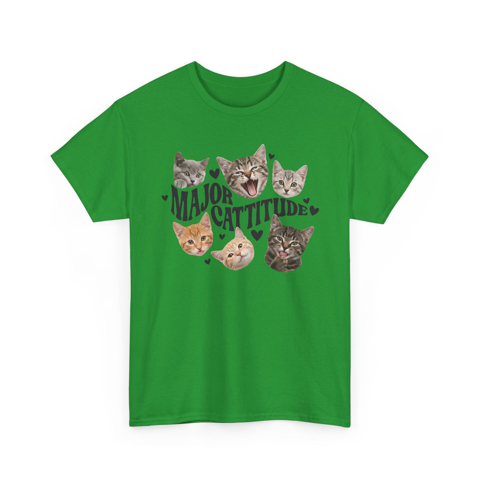 Major Cattitude T-Shirt Funny Cat Attitude Tee