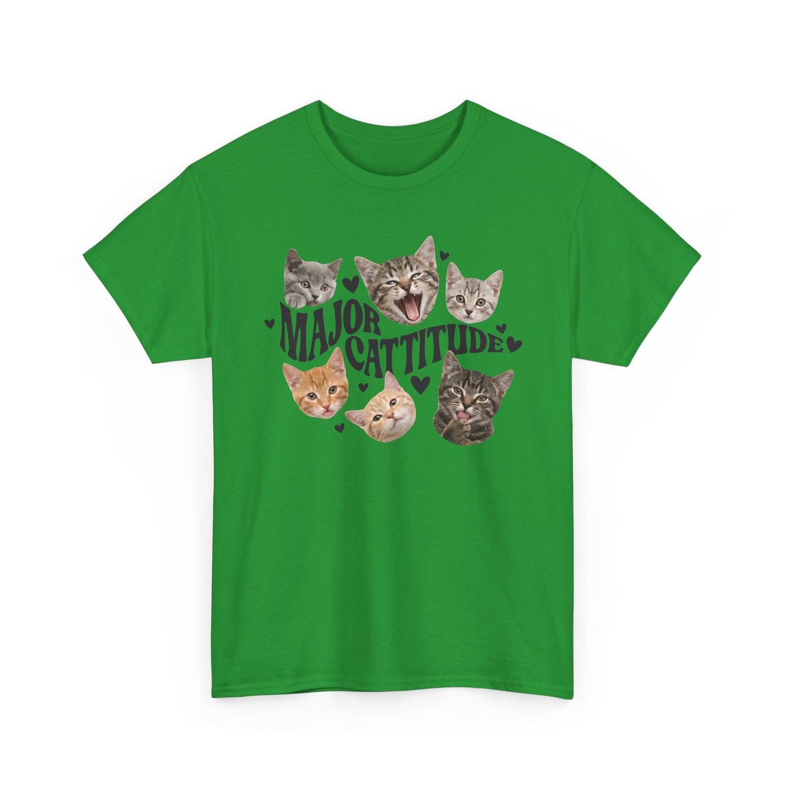 Major Cattitude T-Shirt Funny Cat Attitude Tee