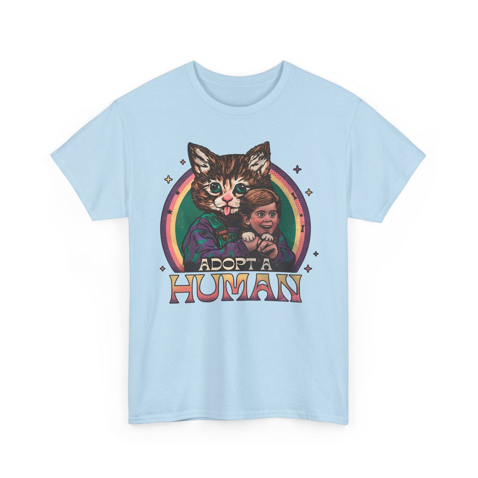 Adopt a Human Funny Cat T-Shirt
