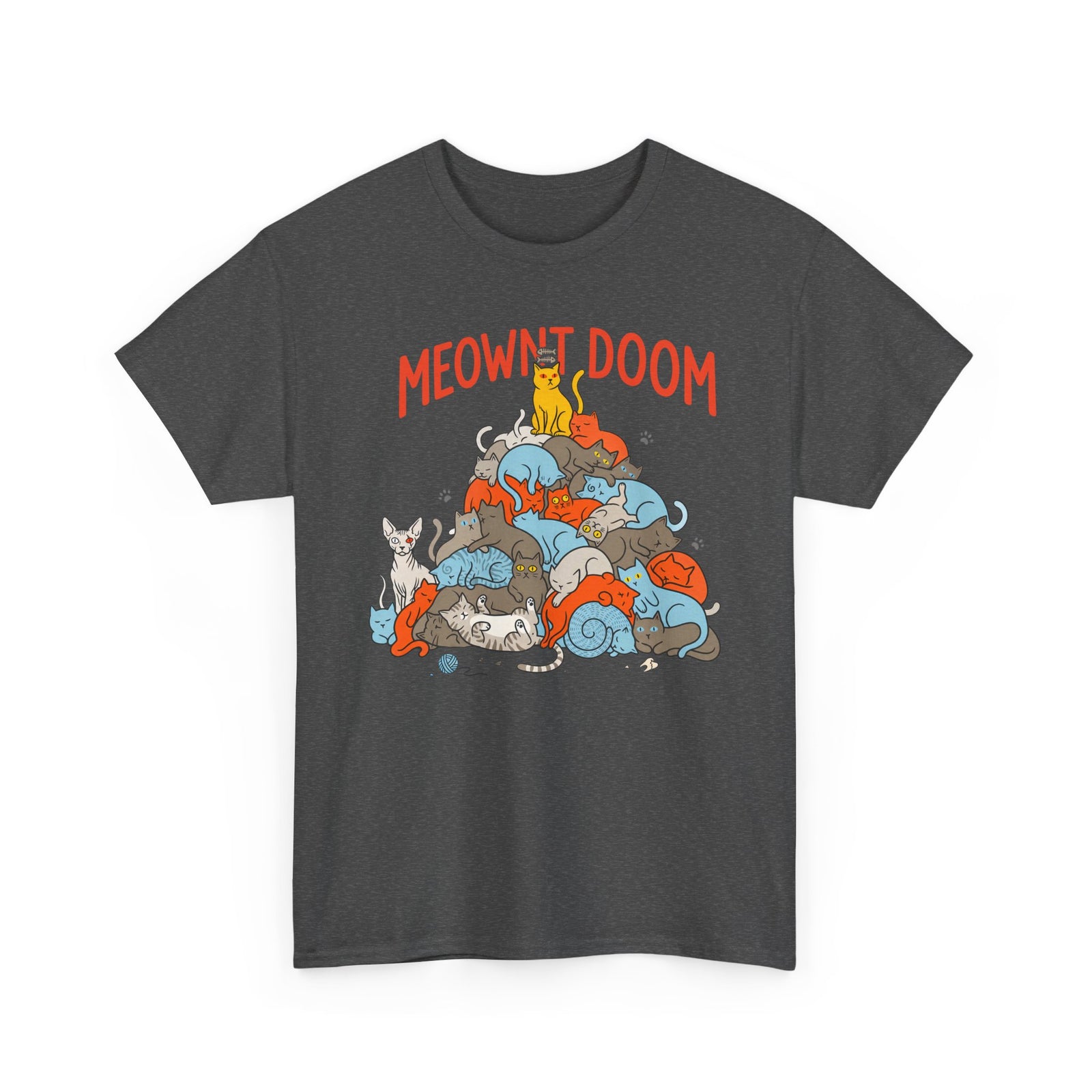 Meownt Doom T-Shirt — Funny Cat 'meownt doom' Graphic Tee