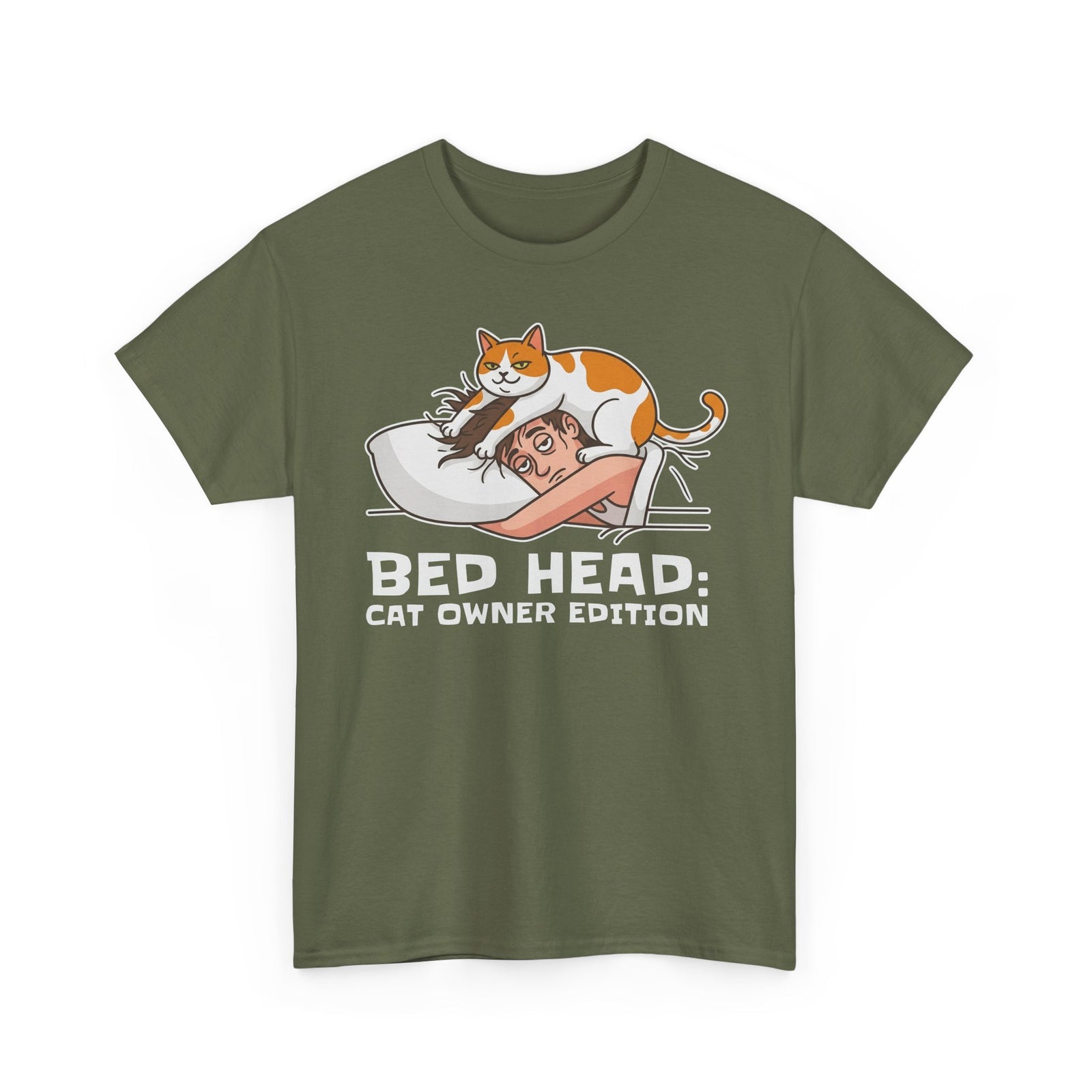 Bed Head: Cat Owner Edition T-Shirt - Funny Cat Lover Tee