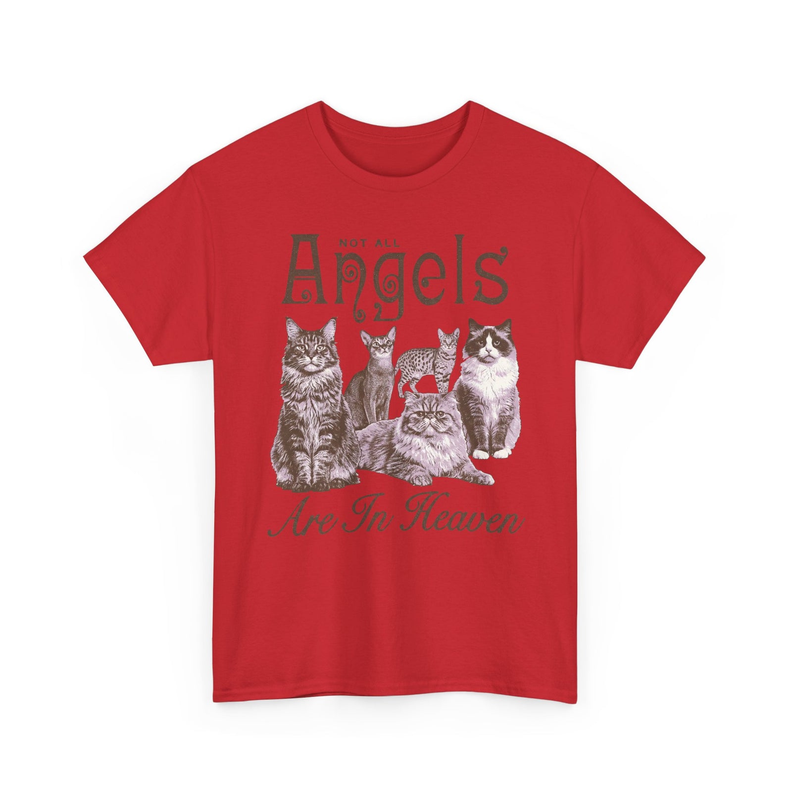 Not All Angels Are In Heaven T-Shirt — Cat Lovers Memorial Tee