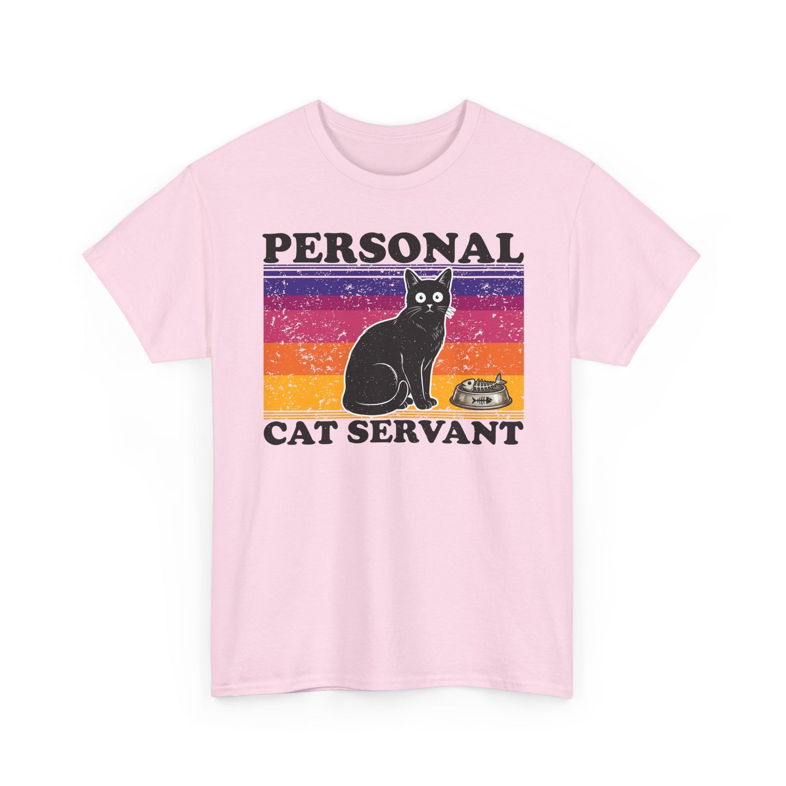 Personal Cat Servant T-Shirt — Funny Cat Lover Tee