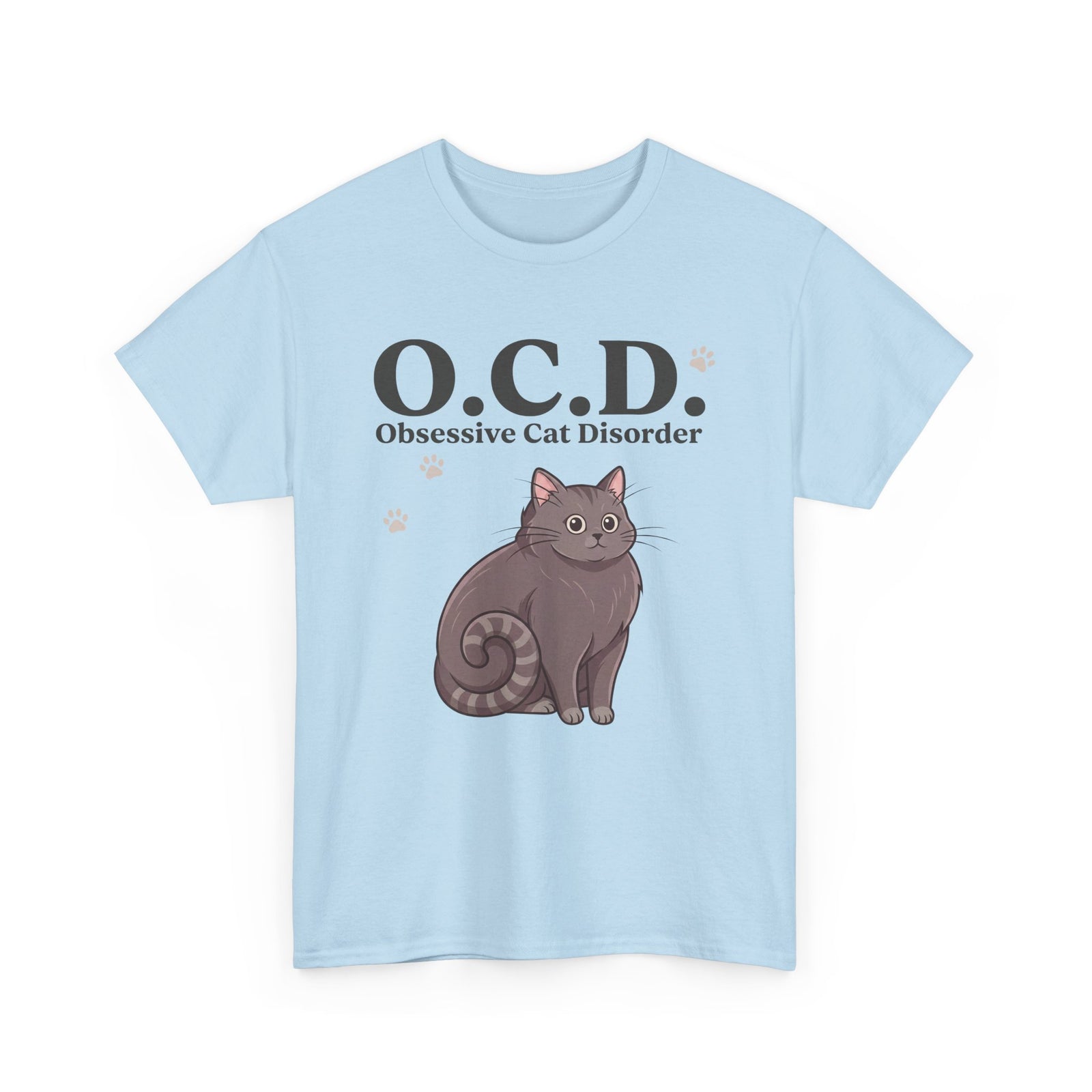 Obsessive Cat Disorder T-Shirt — O.C.D. Cat Lover Tee