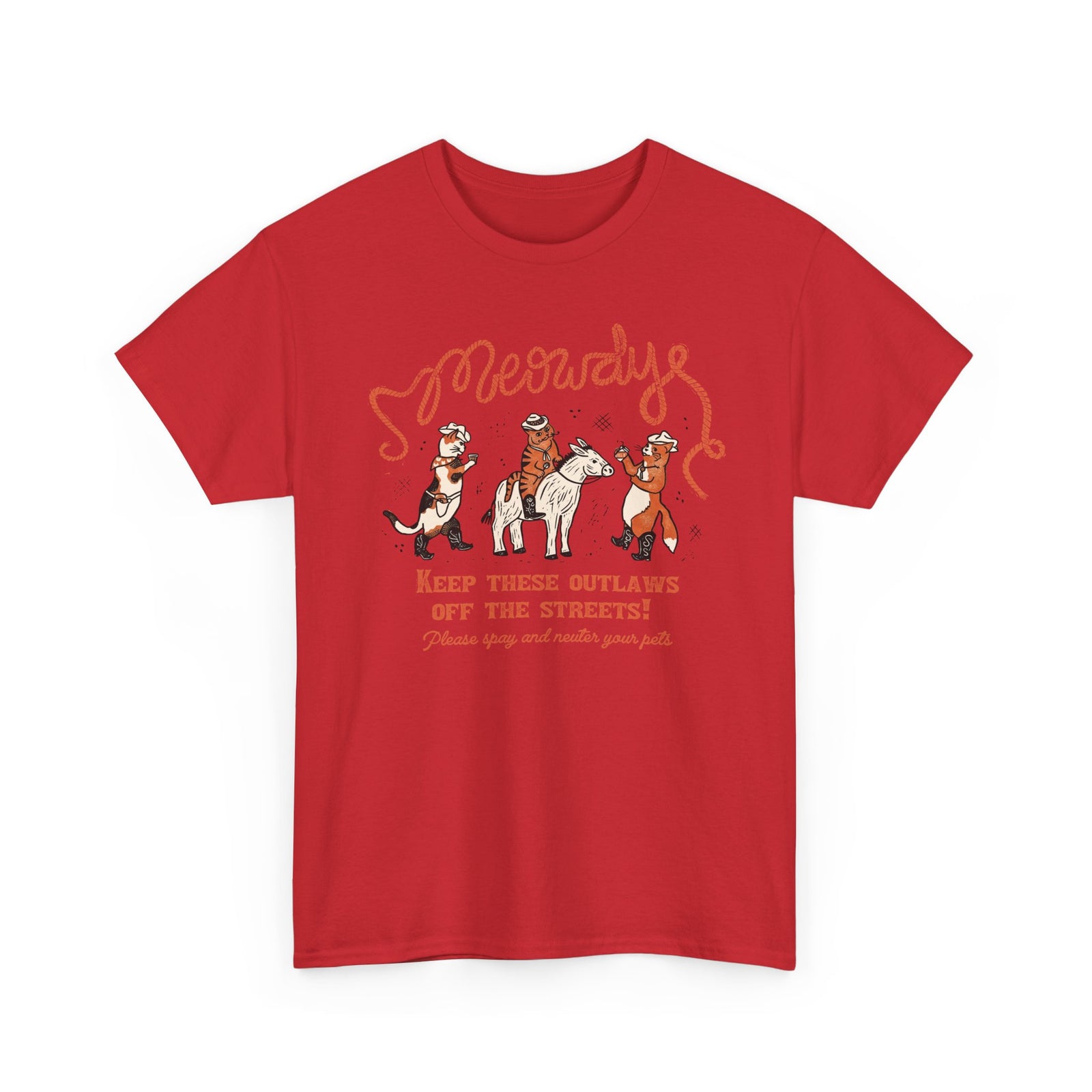 Meowdy Cat T-Shirt — Funny Cowgirl Cat Tee