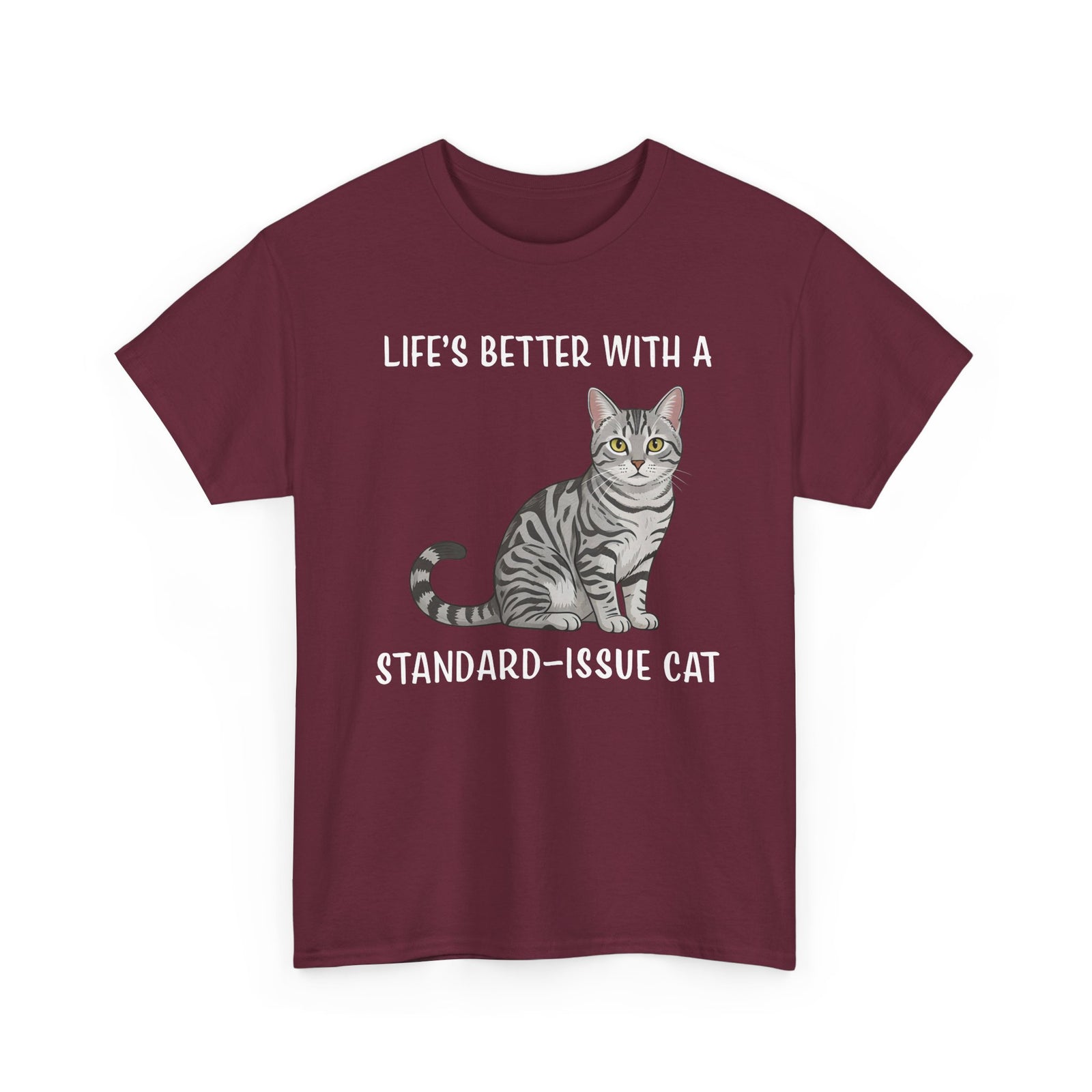Standard Issue Cat T-Shirt Cute Graphic Cat Tee