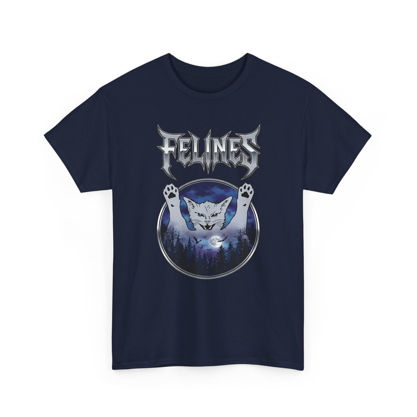 Felines Ghost T-Shirt — Spooky Cat Graphic Tee