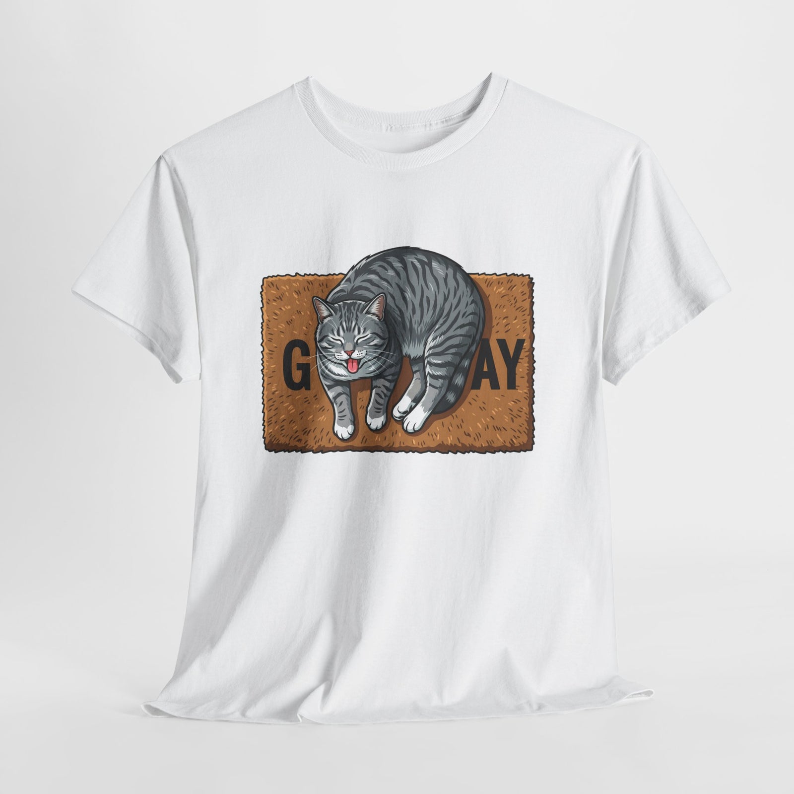 Copy of Basic Human Needs Orange Cat T-Shirt — Funny Sarcastic Tabby Tee