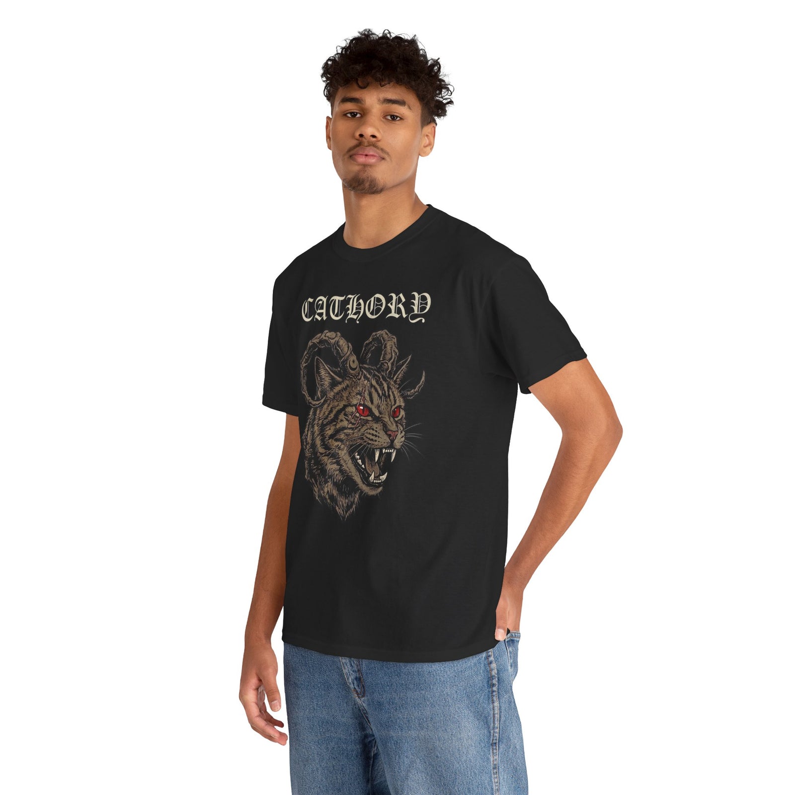 Catlord T-Shirt — Gothic Cat King Graphic Tee