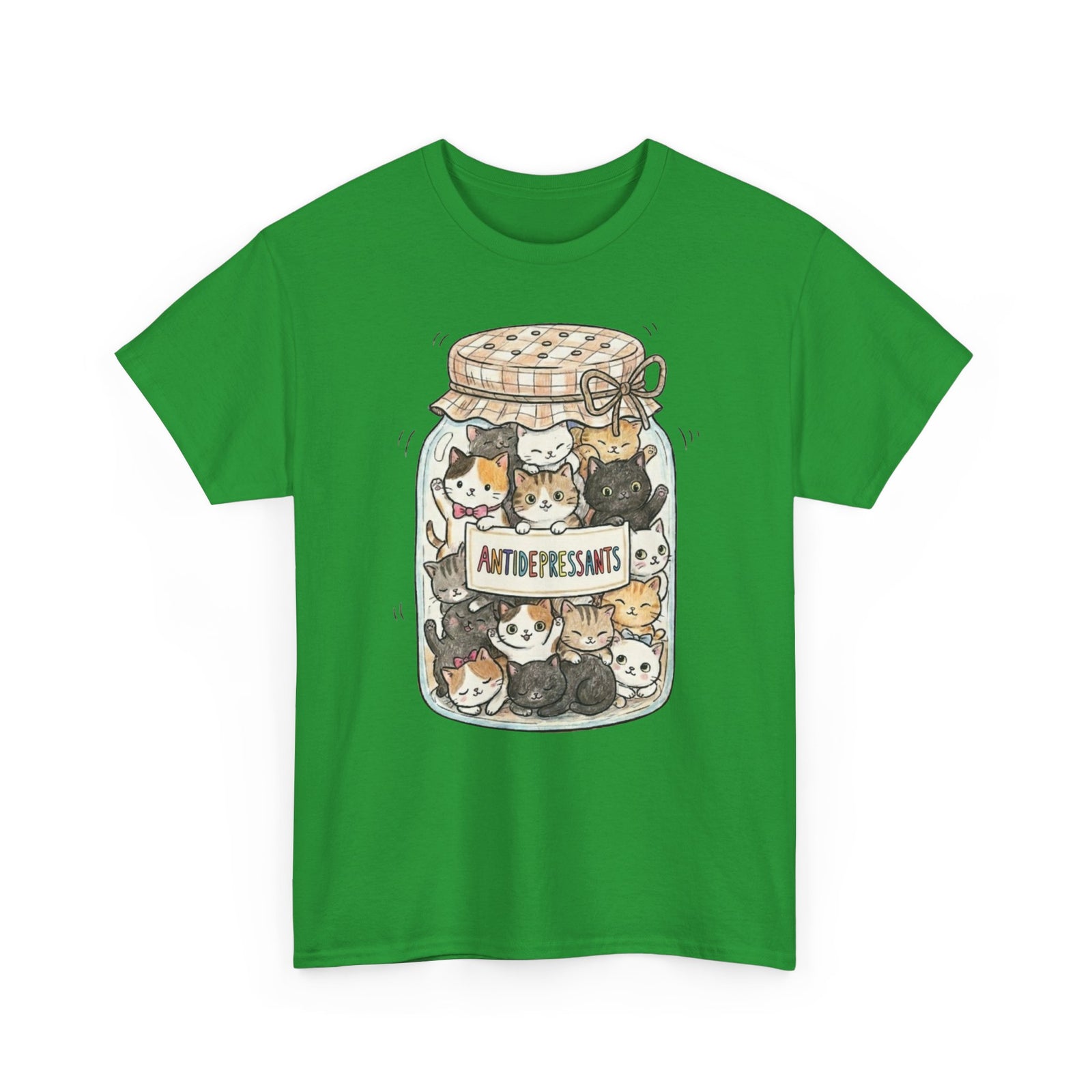 Cats Are My Antidepressants Tee — Funny Cat Lover Shirt
