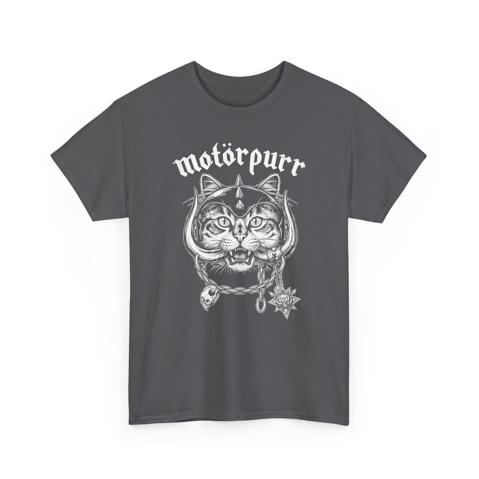 Heavy Metal Cat "Motorpurr" T-Shirt