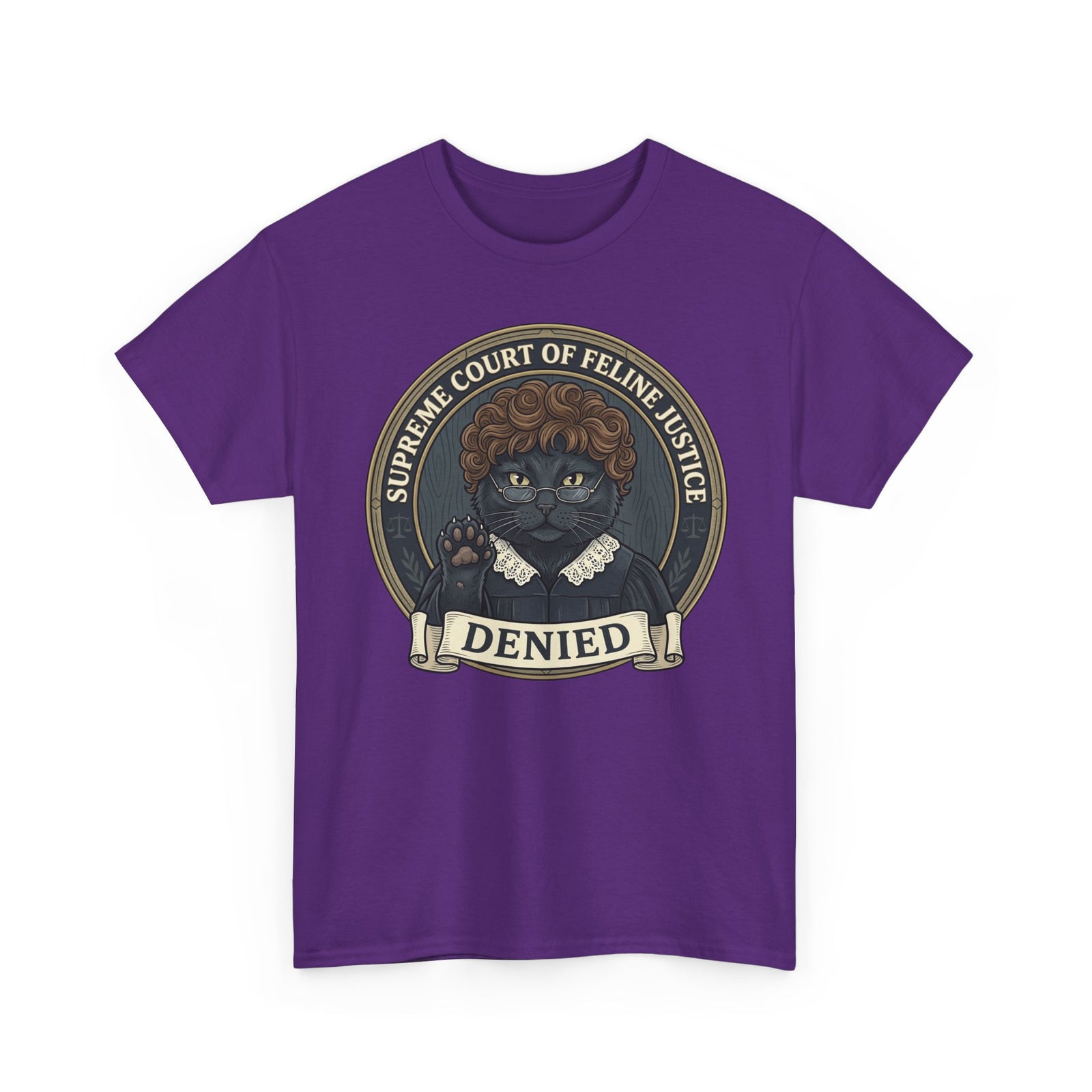 Supreme Court of Feline Justice: DENIED Cat Graphic Tee