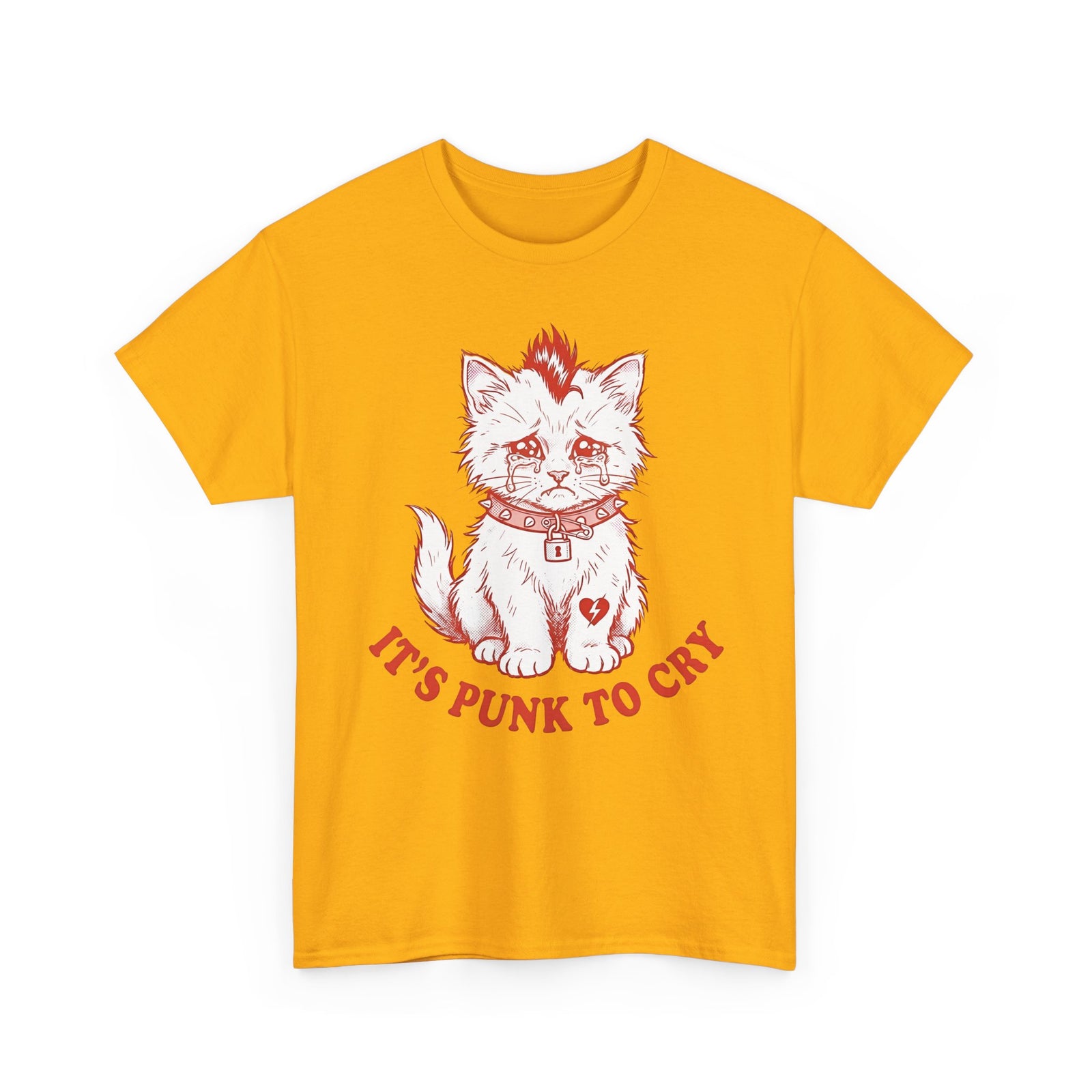 It's Punk To Cry Tee — Edgy Emotional Graphic T-Shirt