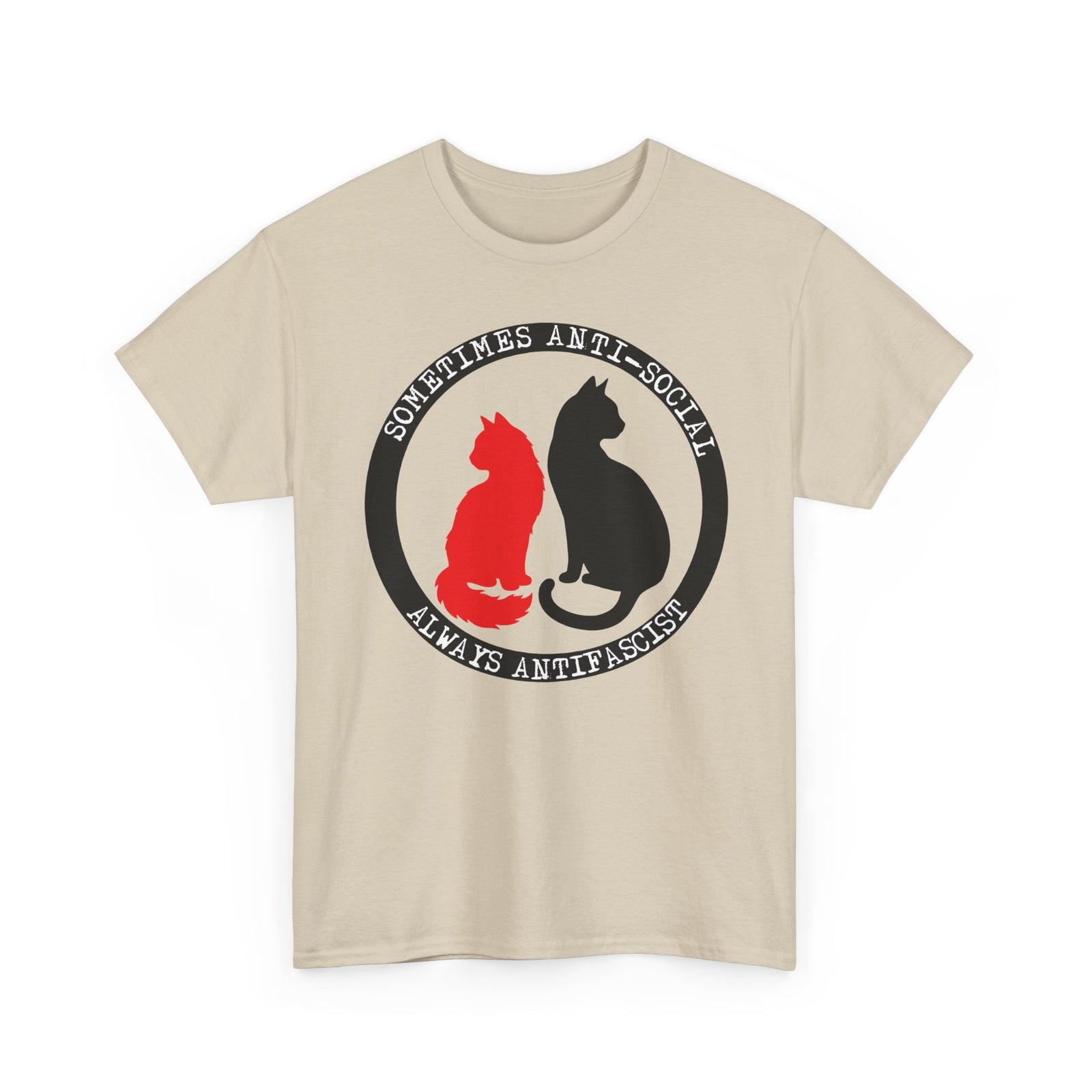 Sometimes Anti-Social, Always Antifascist T-Shirt