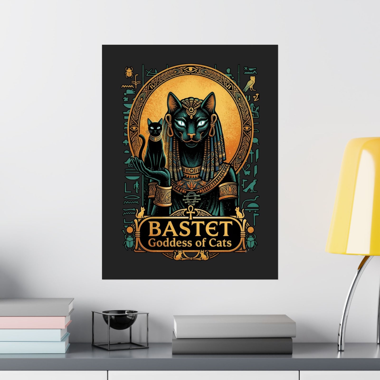 Bastet Goddess of Cats Poster