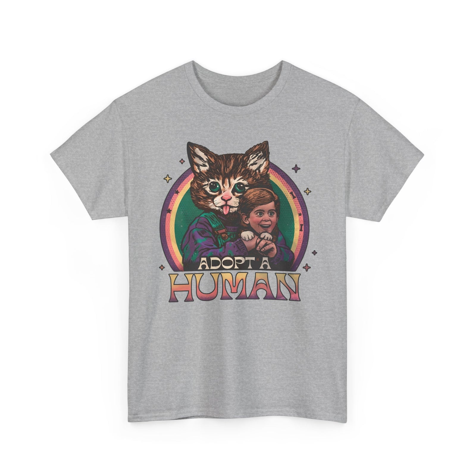 Adopt a Human Funny Cat T-Shirt