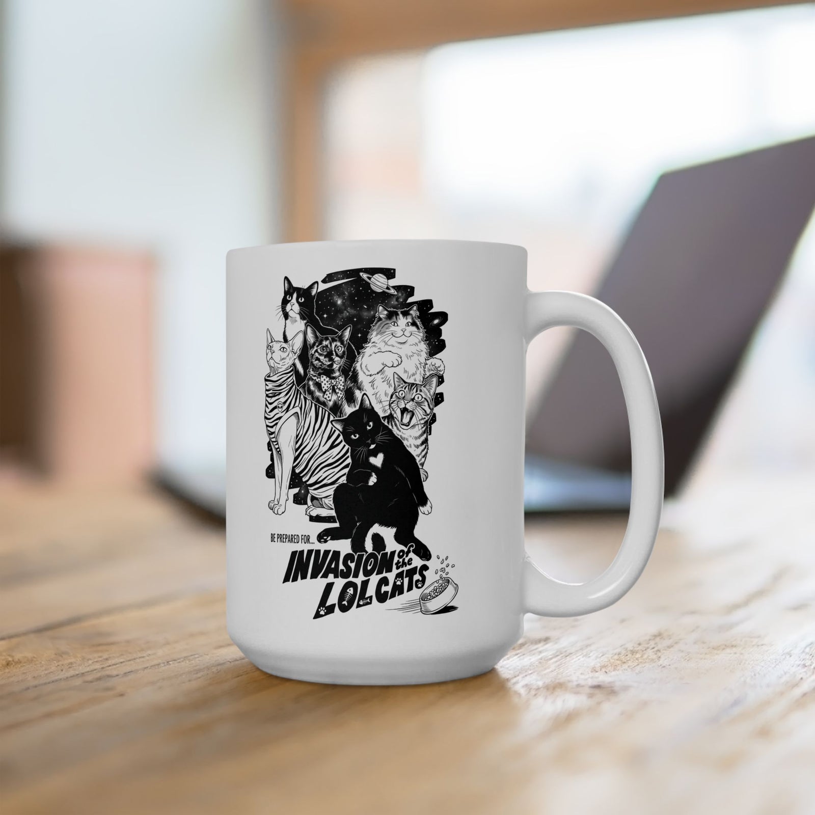 Invasion of the LOLCATS Ceramic Mug