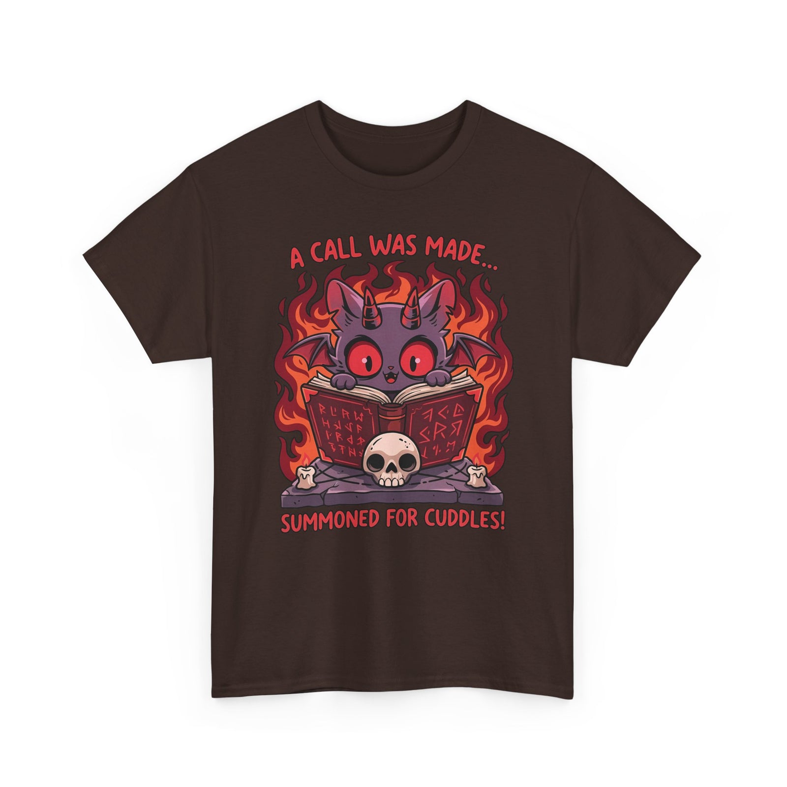 Summoned for Cuddles Cat T-Shirt — "A Call Was Made" Cute Cat Tee