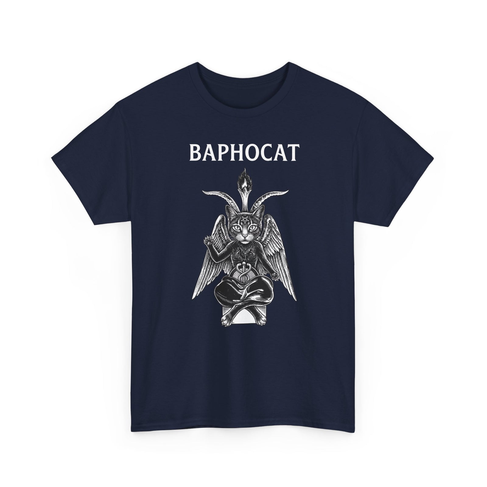 Baphocat Dark Evil Cat T-Shirt