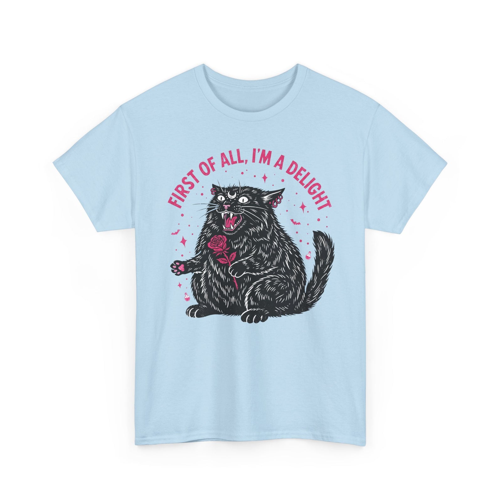 Black Cat "First of All I'm a Delight" T-Shirt