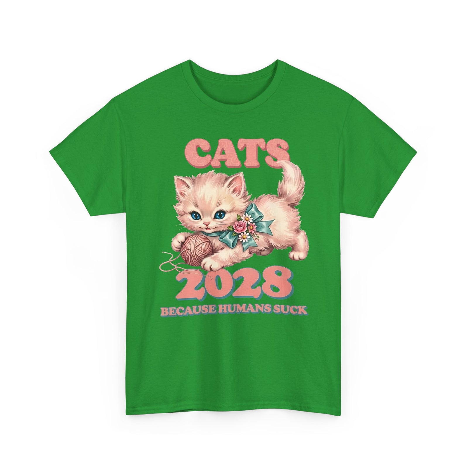 Vote for Cats T-Shirt Funny Cat Political Tee