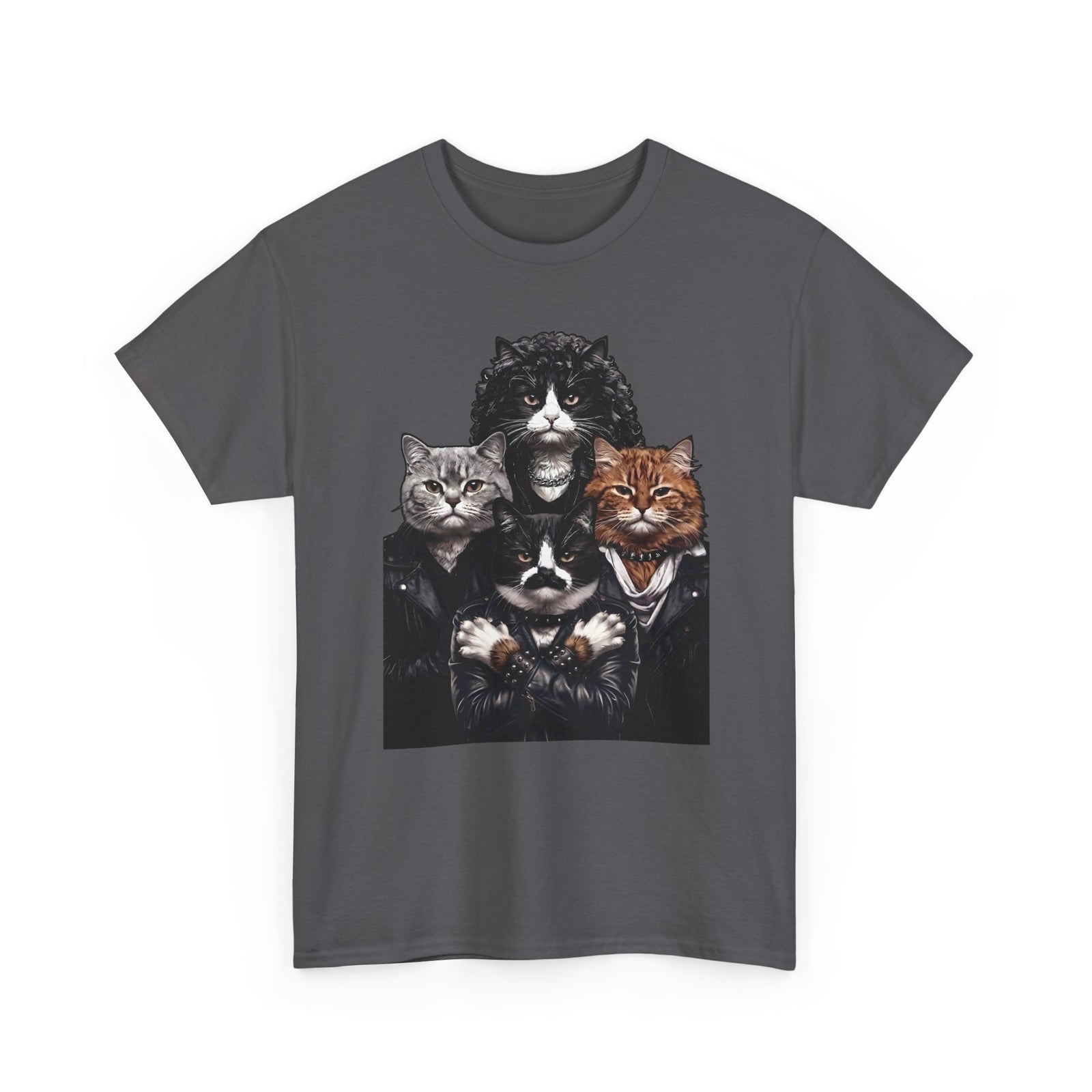 Bohemian Catsody T-Shirt — Retro 80s Hard Rock Feline Band Parody