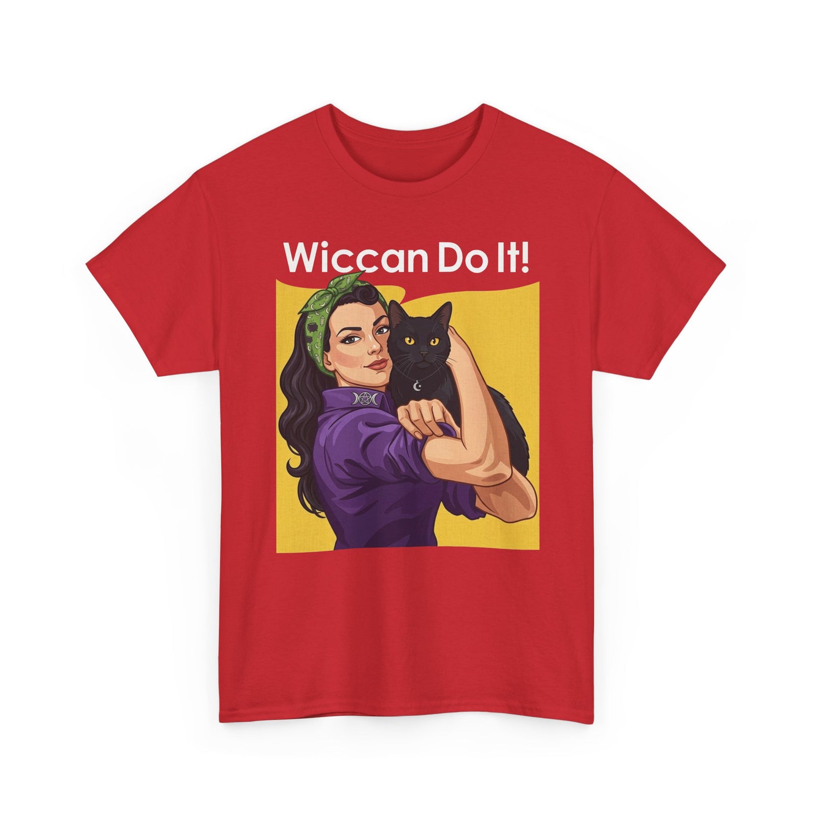 Black Cat "Wiccan Do It" T-Shirt — Witchy Wicca Magic Tee