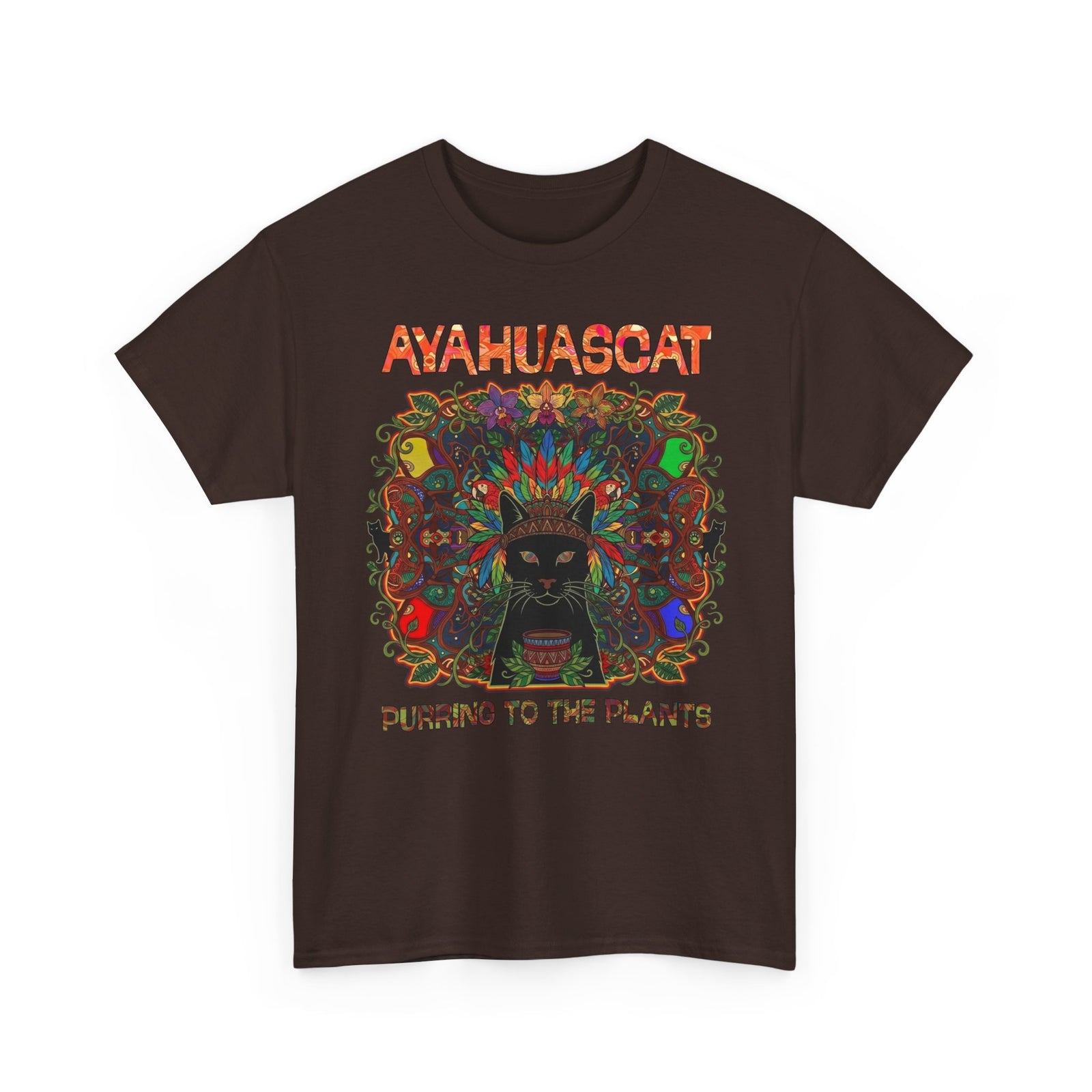 Ayahuascat T-Shirt — Psychedelic Cat Tee