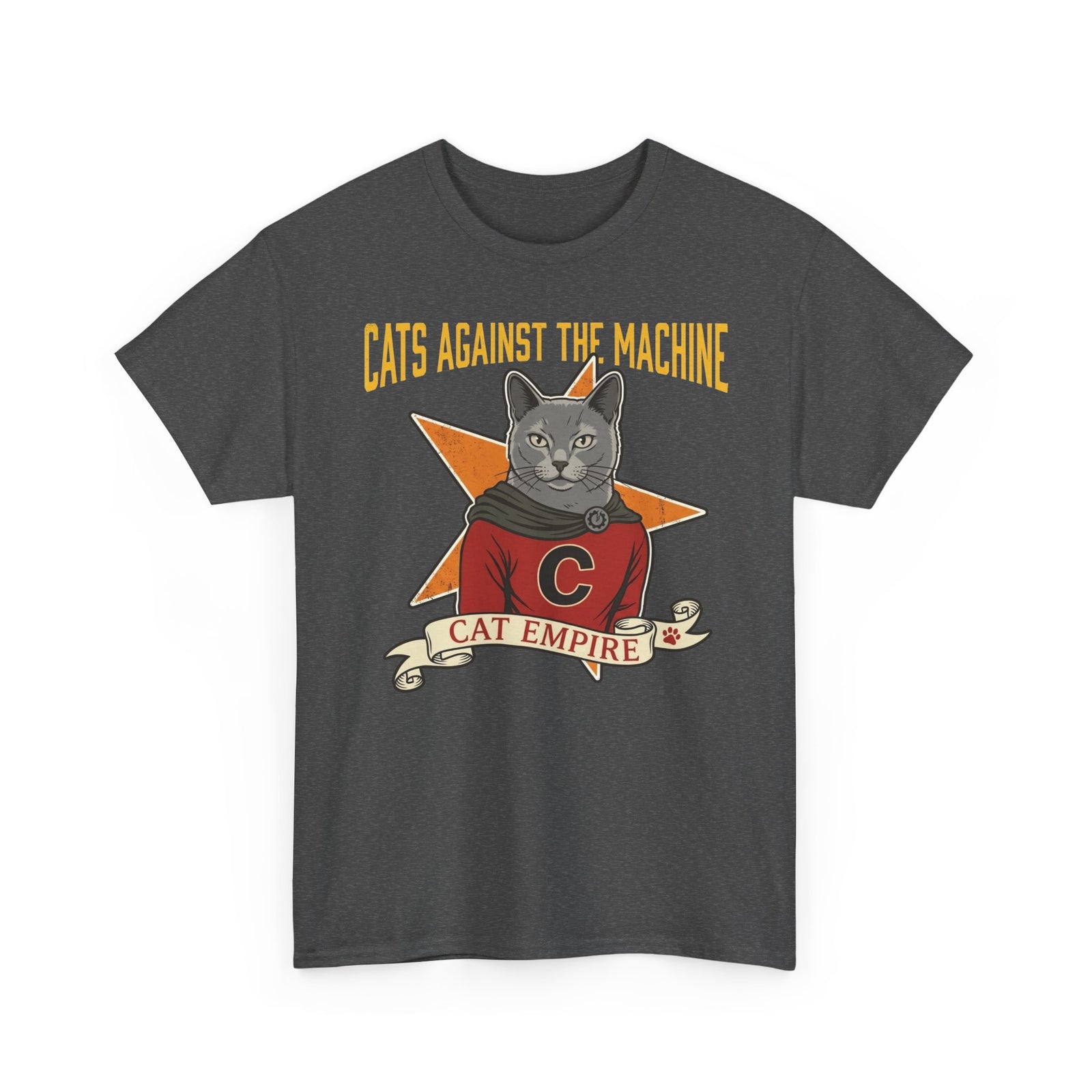 Cat Against the Machine Tee — Cat Empire Graphic T-Shirt
