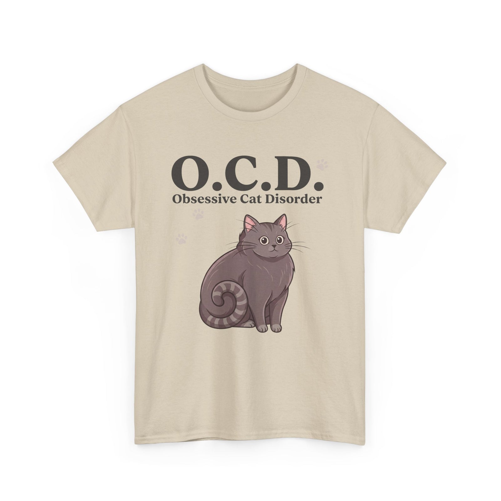 Obsessive Cat Disorder T-Shirt — O.C.D. Cat Lover Tee