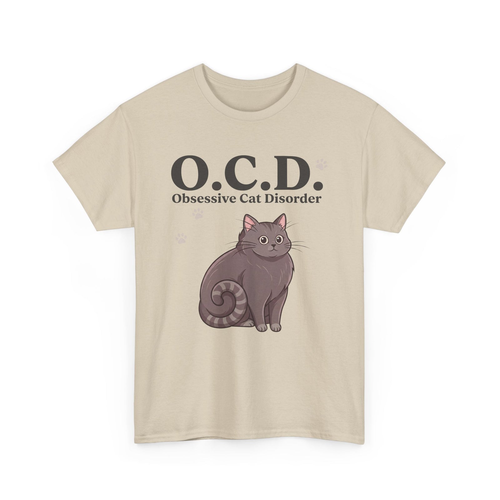 Obsessive Cat Disorder T-Shirt — O.C.D. Cat Lover Tee