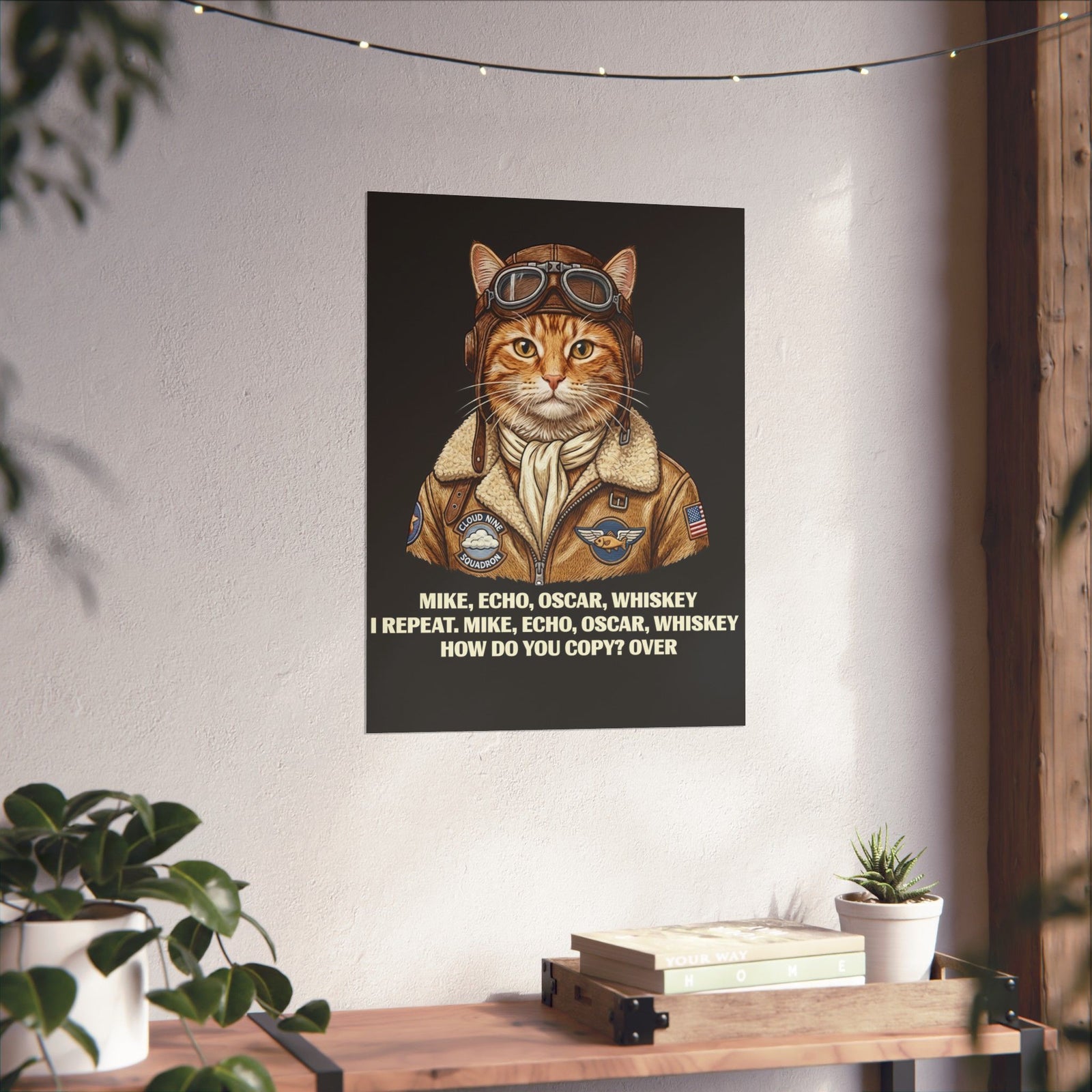 Military Alphabet Poster — "MIKE, ECHO, OSCAR, WHISKEY" Poster