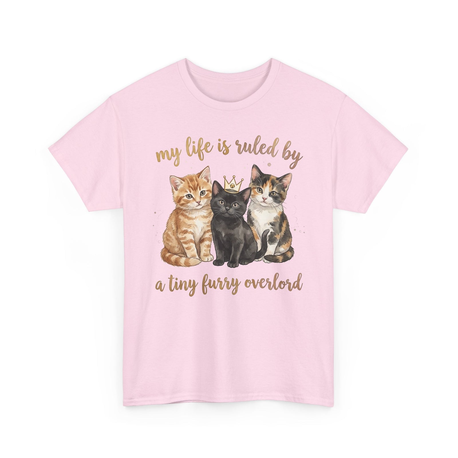 My Life Is Ruled By A Tiny Furry Overlord Cute Kitten Tee