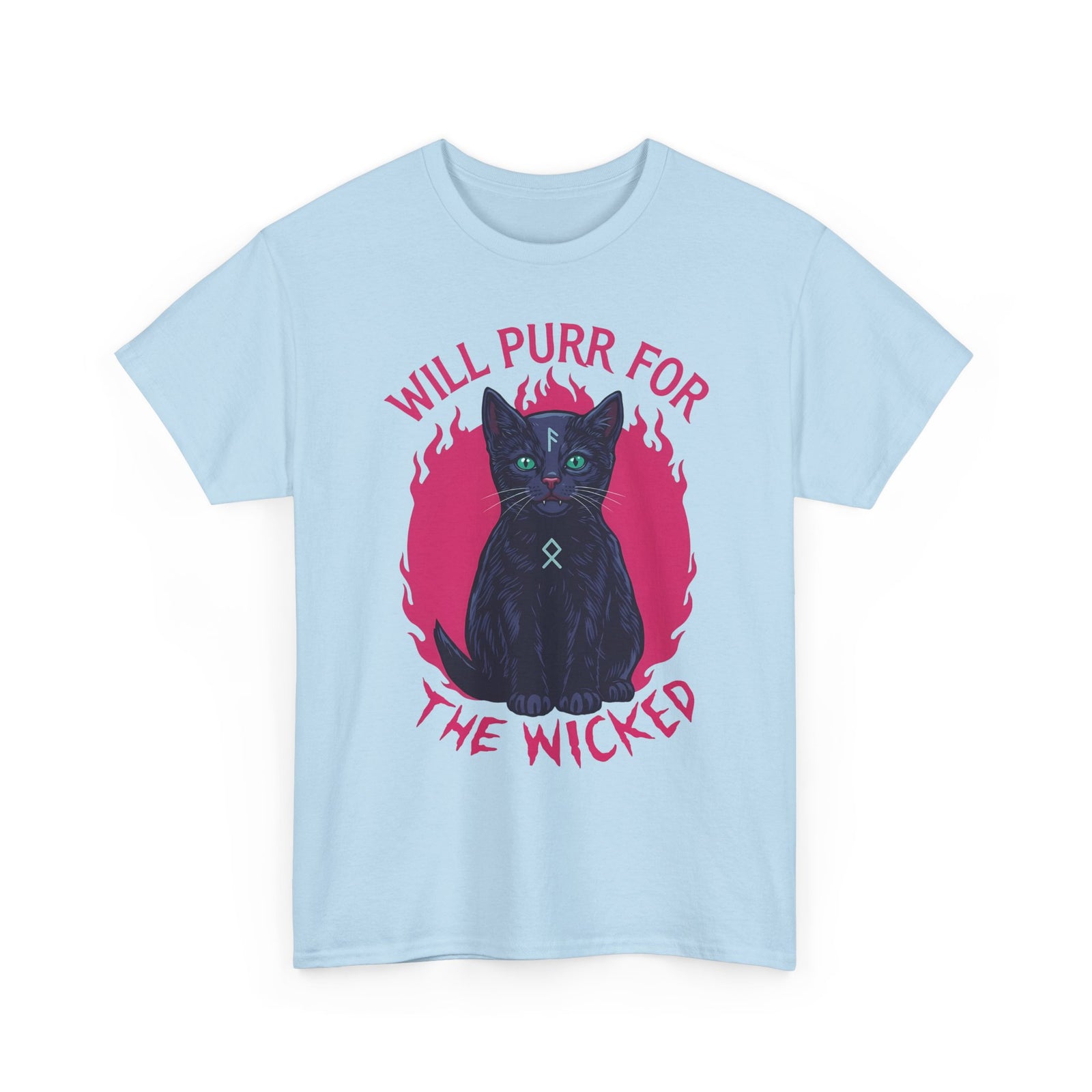 Will Purr For the Wicked Black Cat T-Shirt