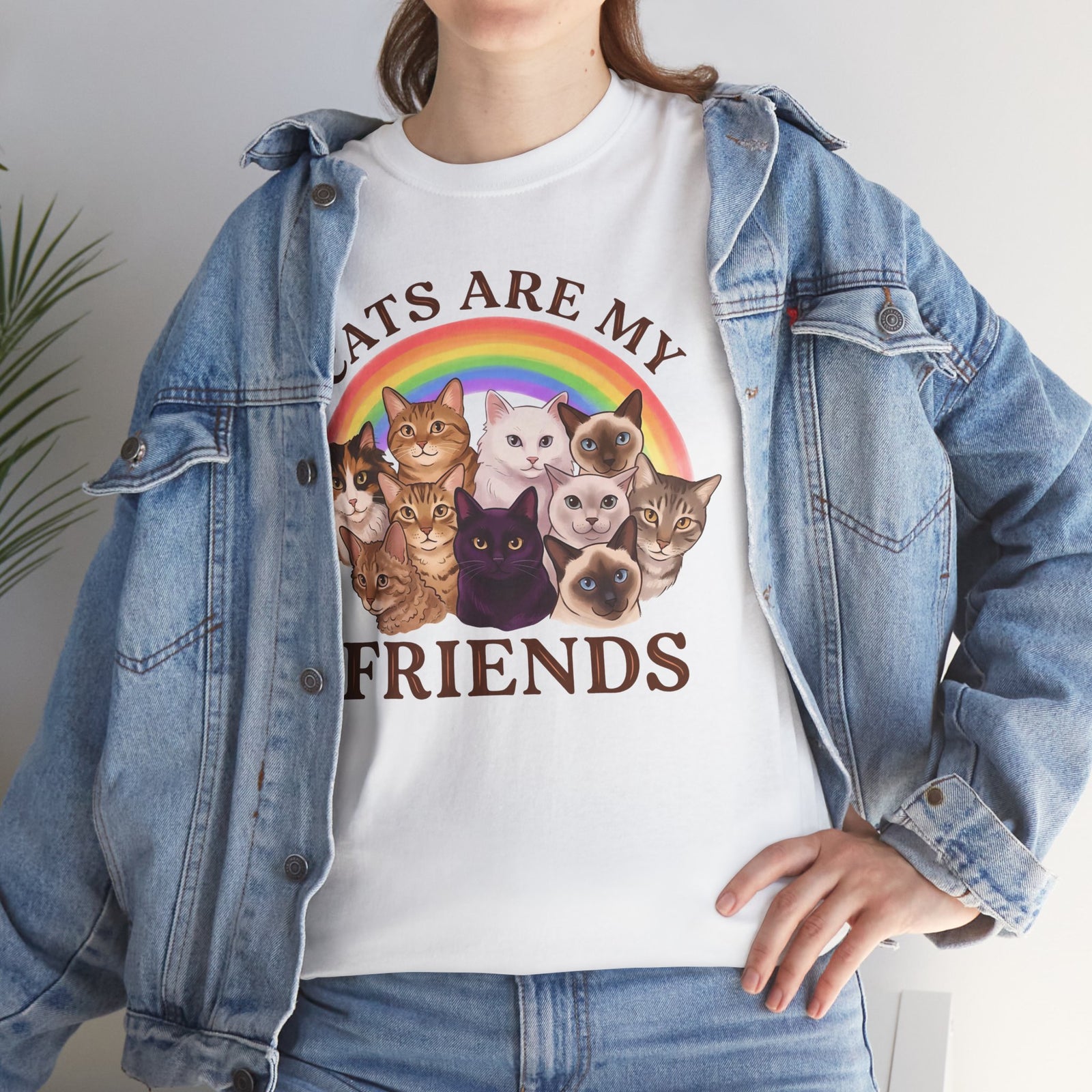Cats Are My Friends T-Shirt — Funny Cat Lover Tee