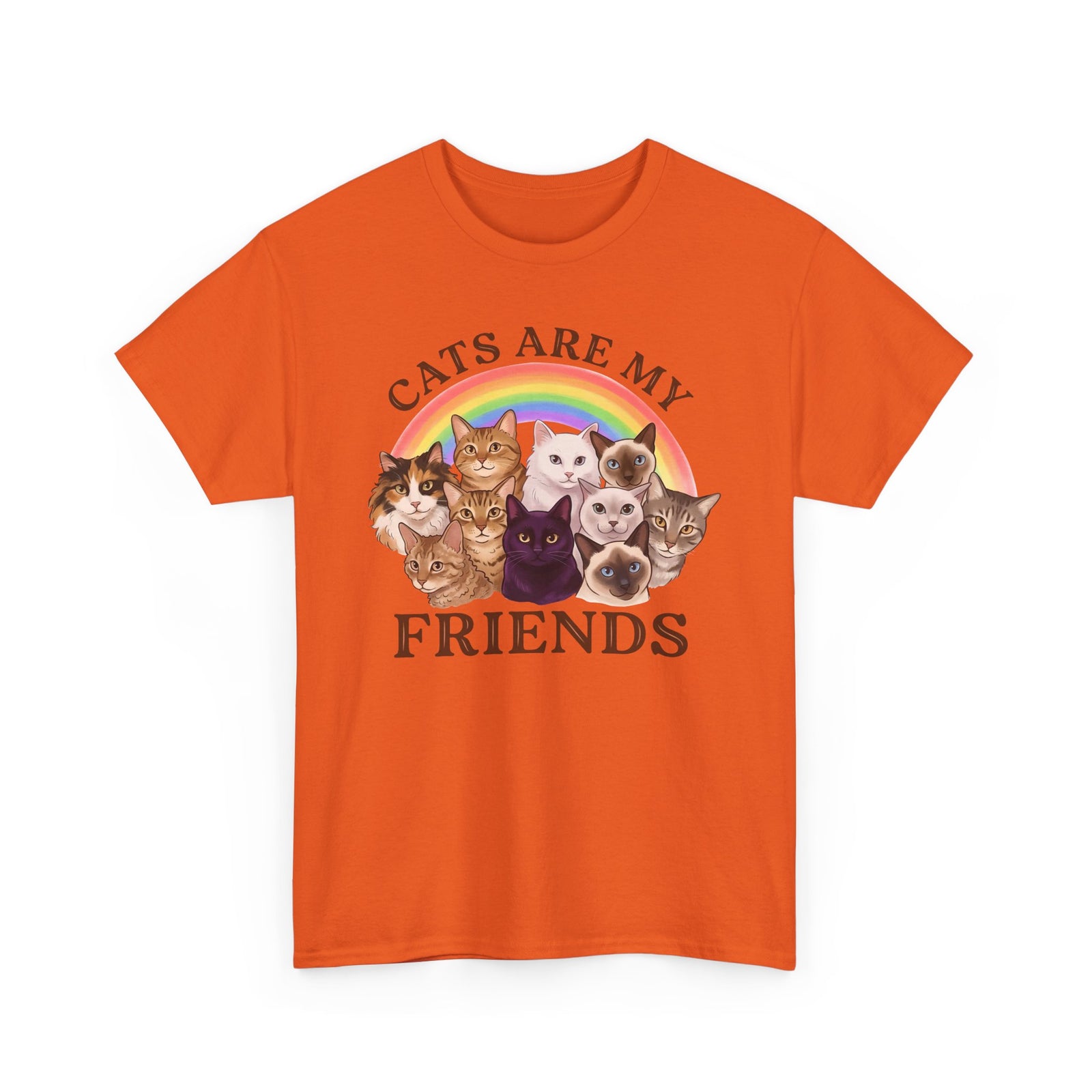 Cats Are My Friends T-Shirt — Funny Cat Lover Tee
