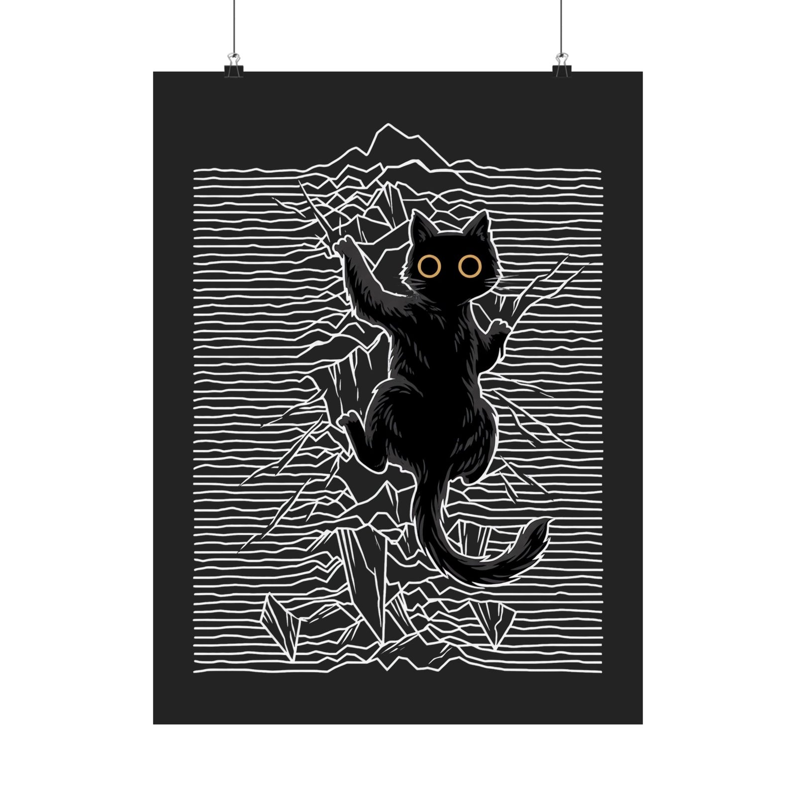 Cat Division Poster — Funny Cat Squad Poster