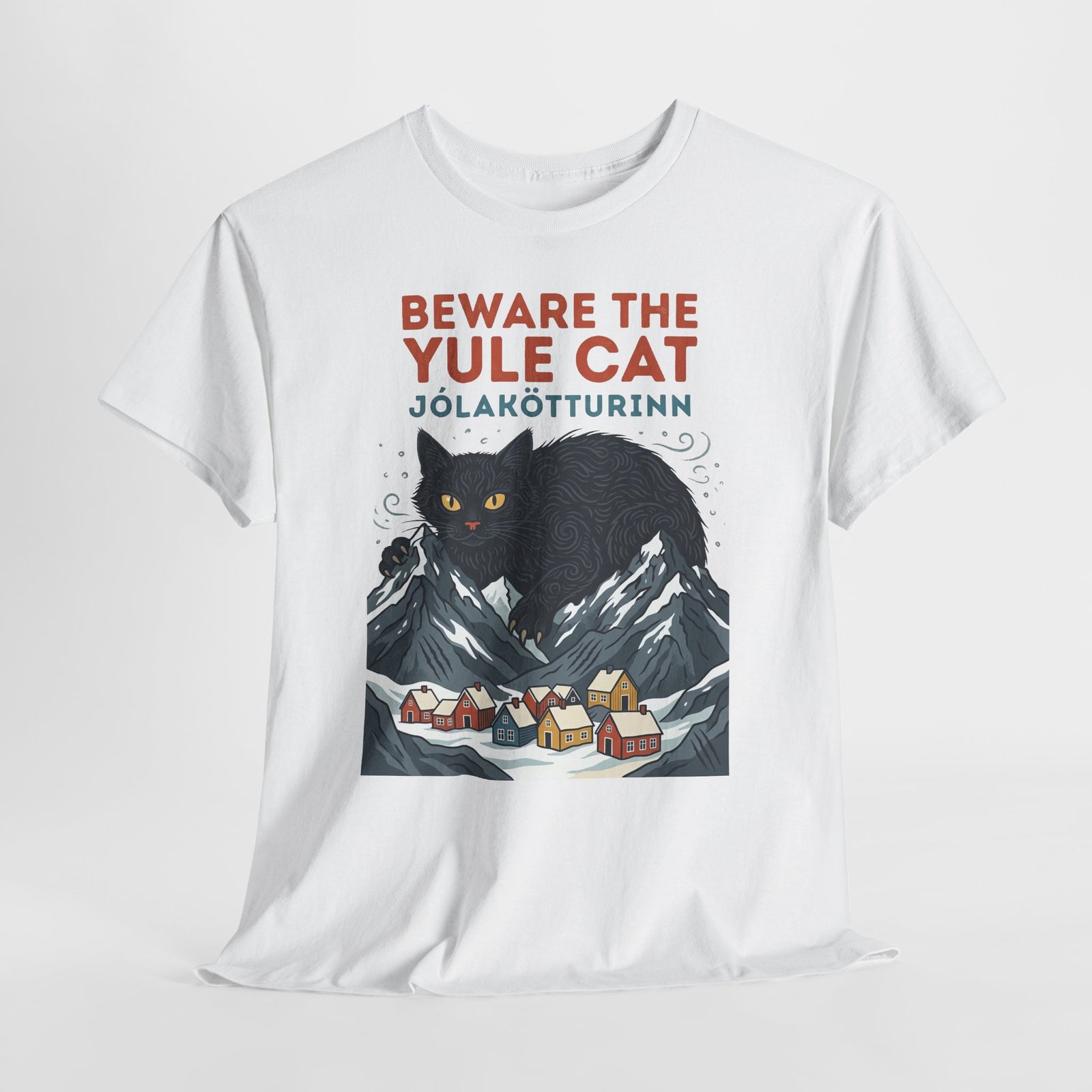 Beware the Yule Cat T-Shirt Holiday Tee