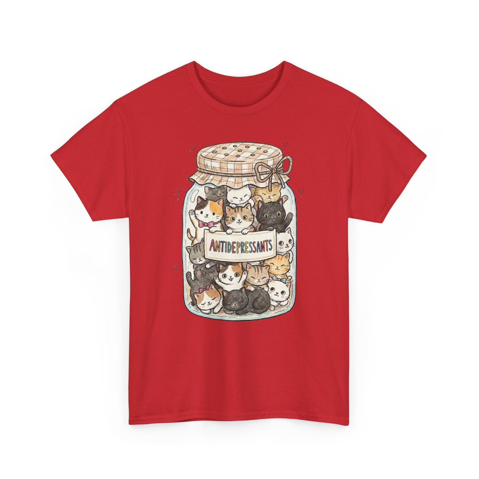 Cats Are My Antidepressants Tee — Funny Cat Lover Shirt