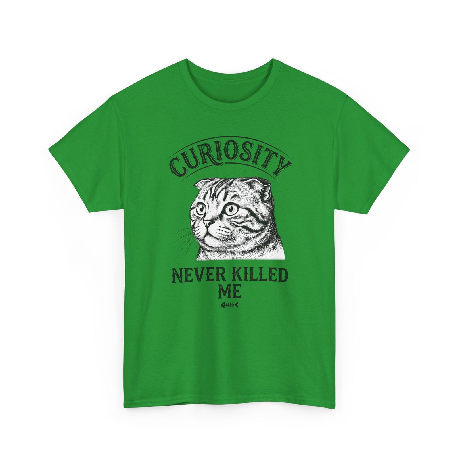 Curiosity Never Killed The Cat T-Shirt — Funny Cat Lover Tee